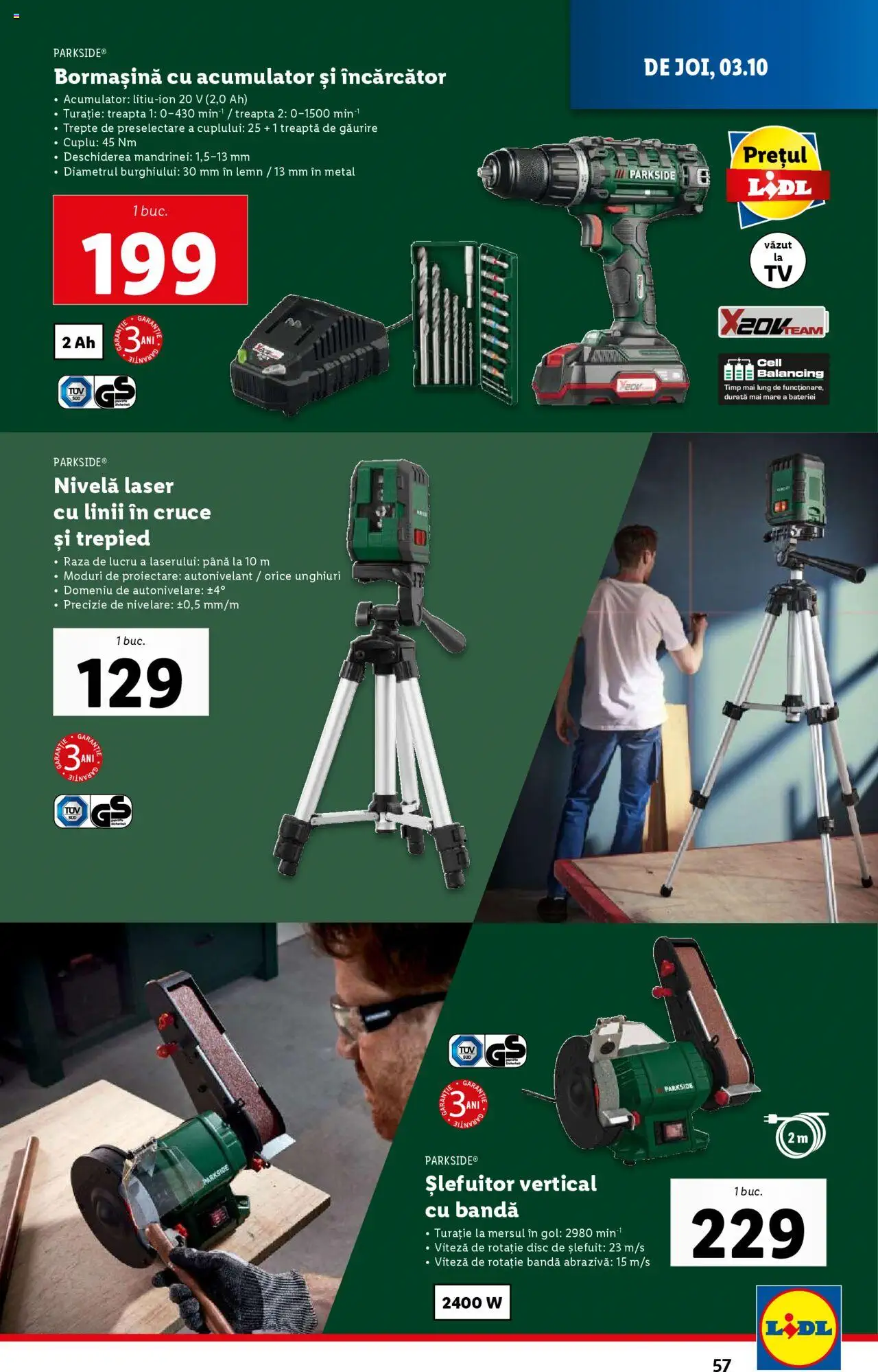 Catalog LIDL 30 Septembrie - 6 Octombrie 2024 | Pagina 57