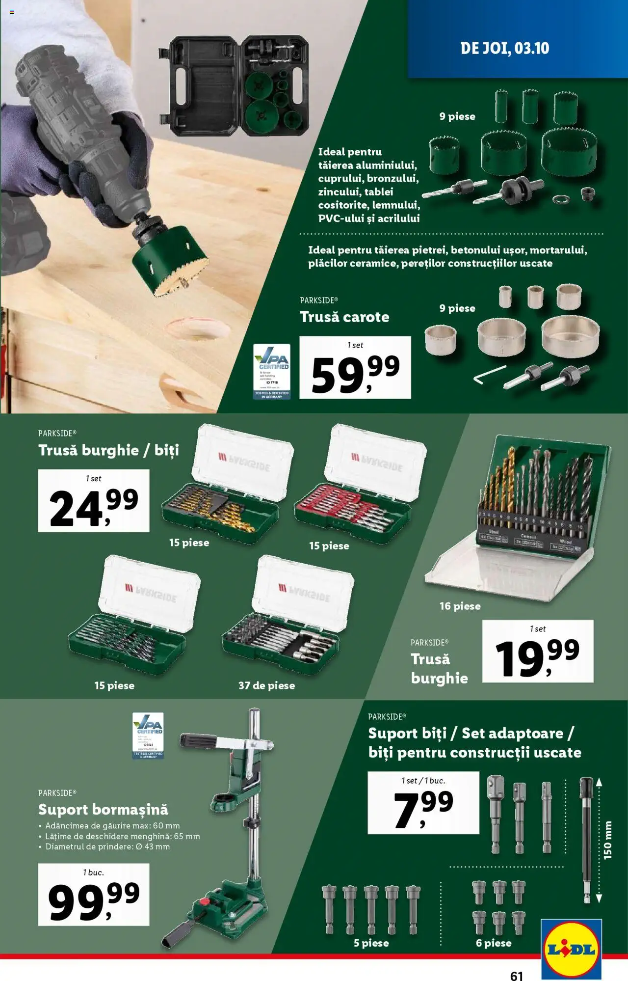 Catalog LIDL 30 Septembrie - 6 Octombrie 2024 | Pagina 61