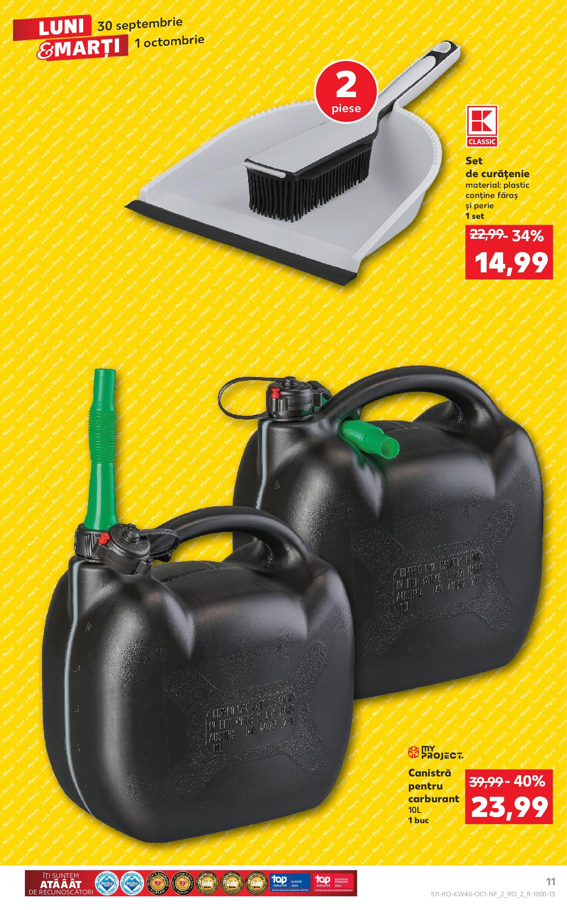 Catalog Kaufland 30 Septembrie - 1 Octombrie 2024 | Pagina 11
