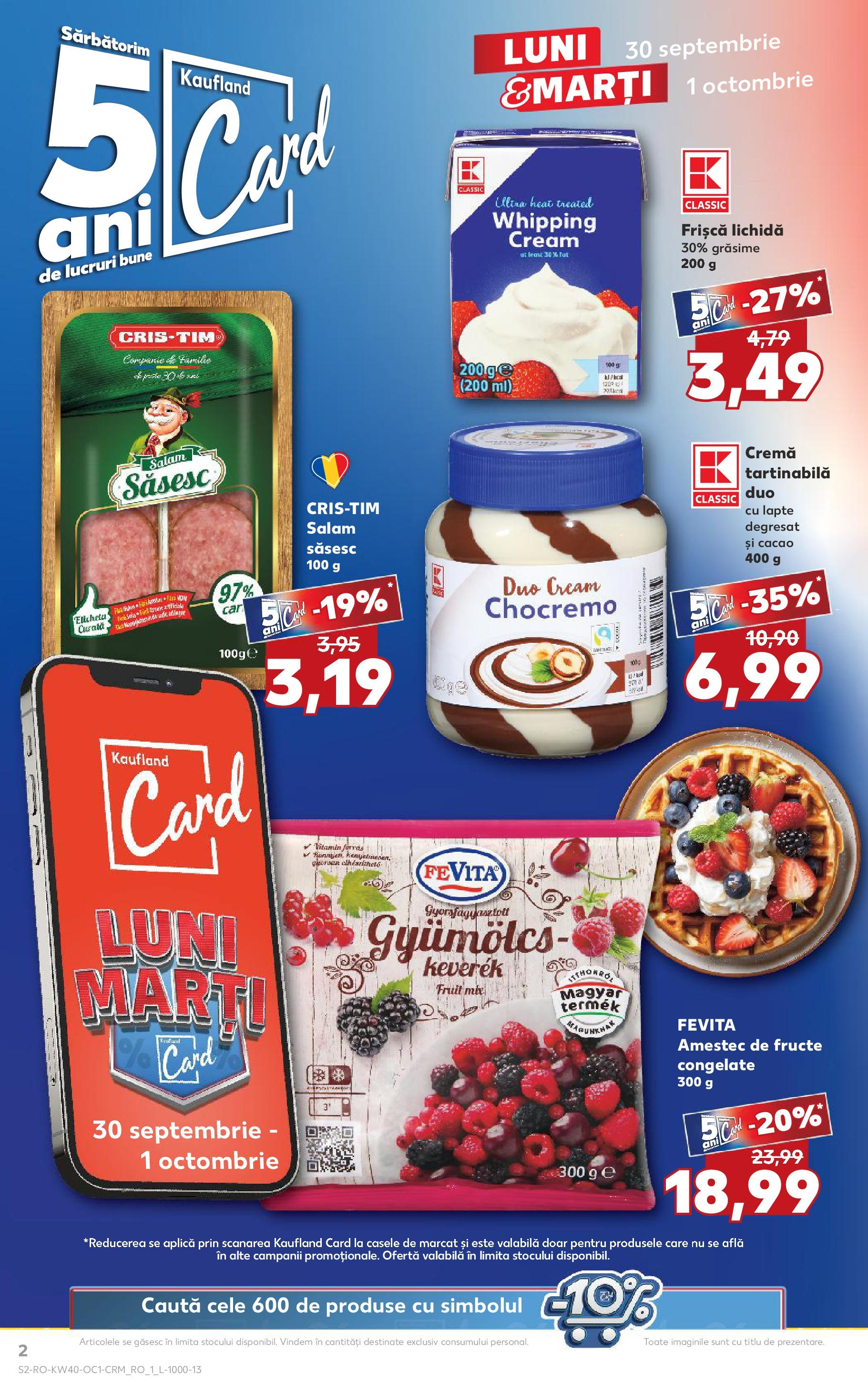 Catalog Kaufland 30 Septembrie - 1 Octombrie 2024 | Pagina 2