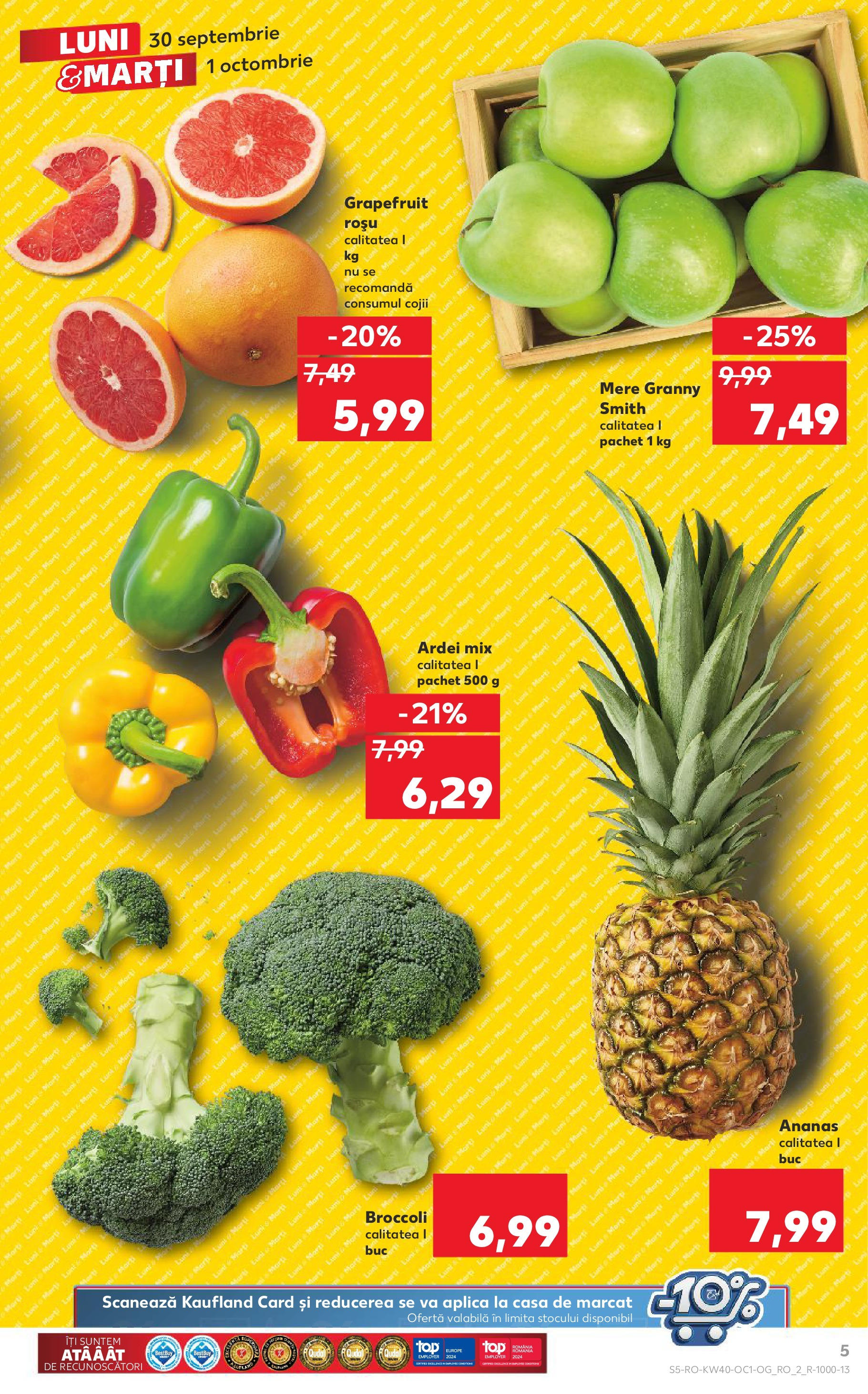Catalog Kaufland 30 Septembrie - 1 Octombrie 2024 | Pagina 5