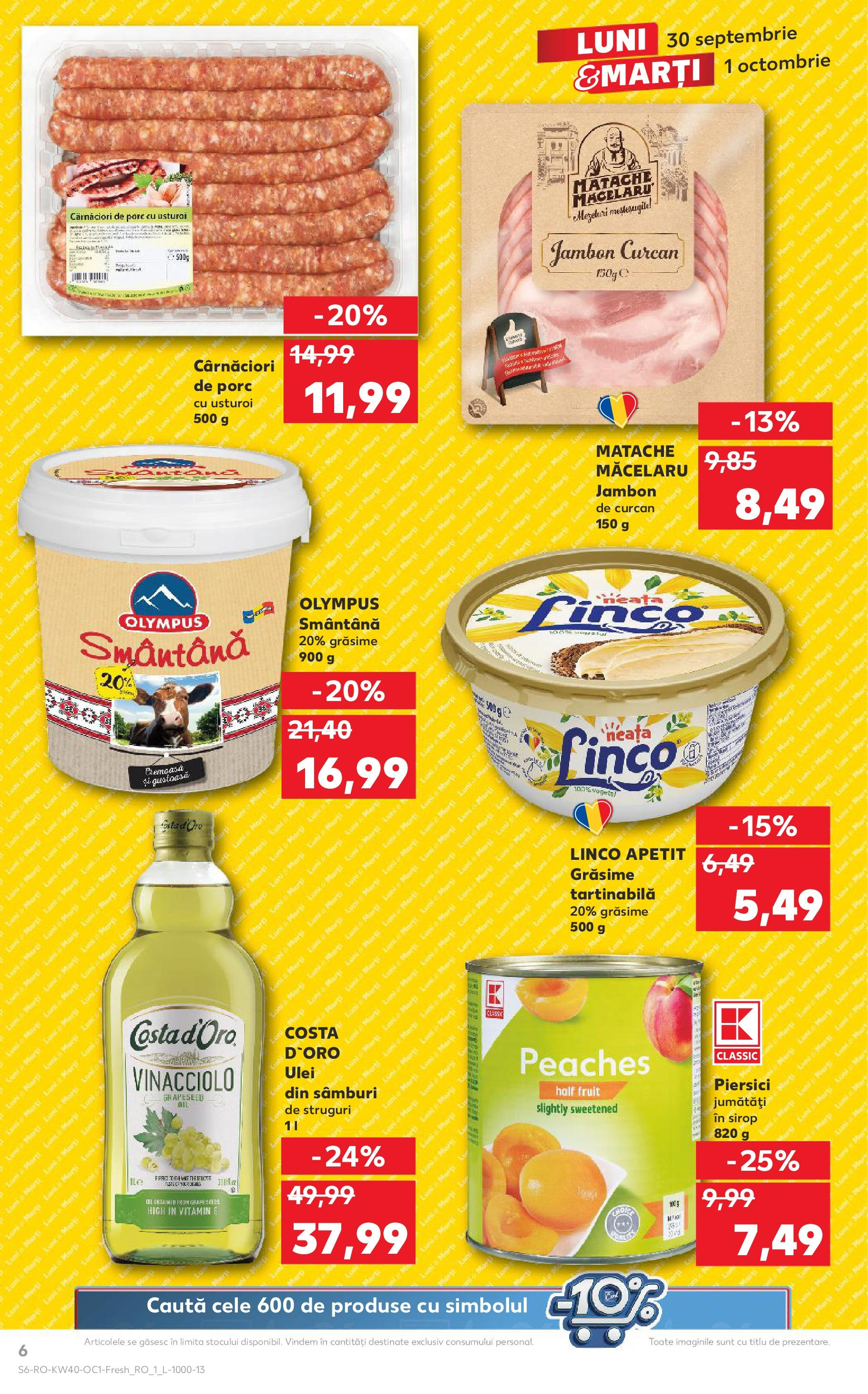 Catalog Kaufland 30 Septembrie - 1 Octombrie 2024 | Pagina 6