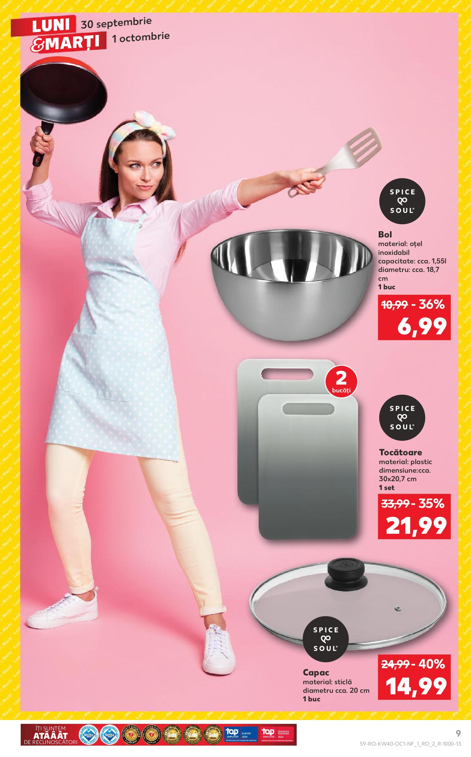 Catalog Kaufland 30 Septembrie - 1 Octombrie 2024 | Pagina 9