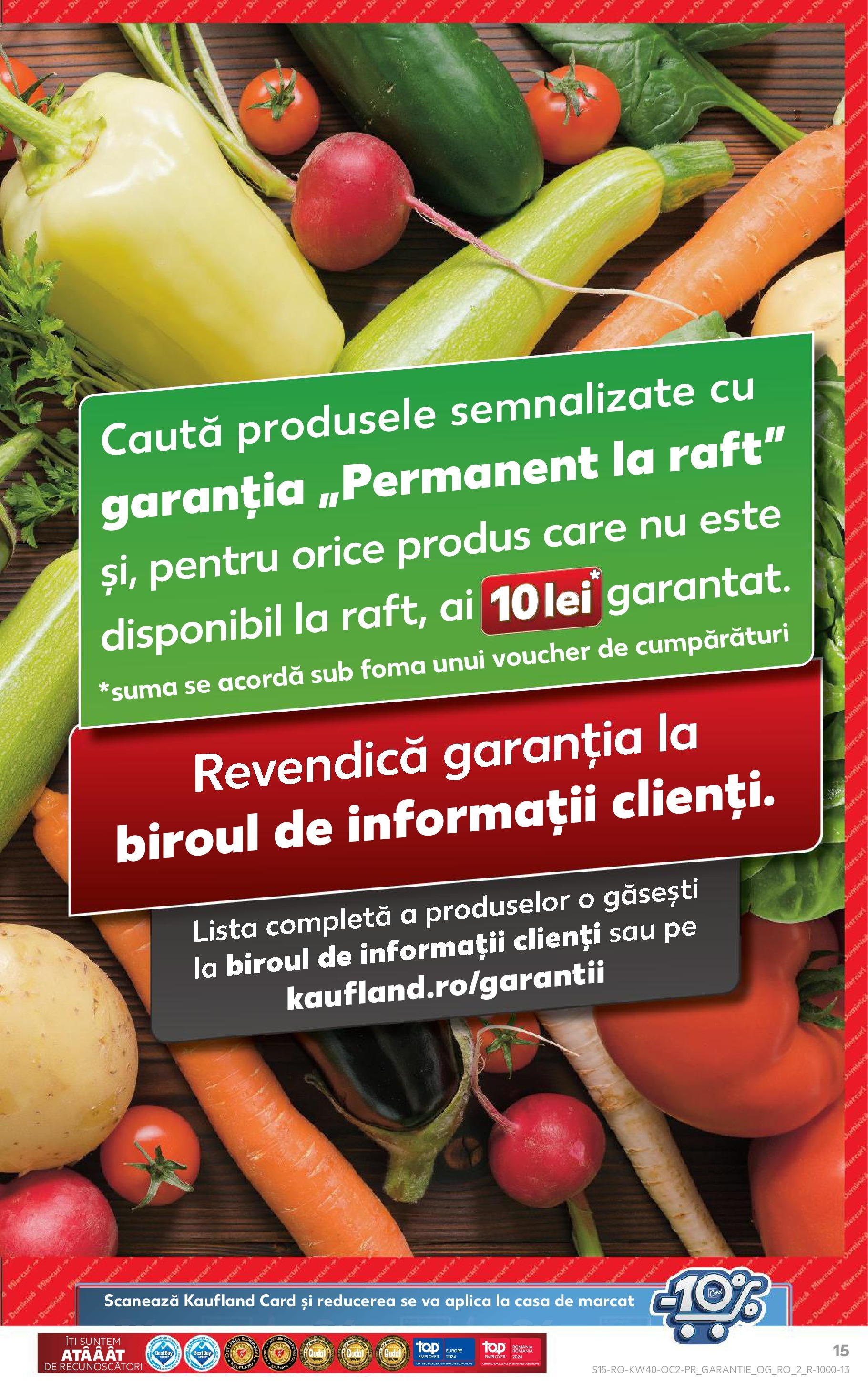 Catalog Kaufland 2 - 8 Octombrie 2024 | Pagina 15