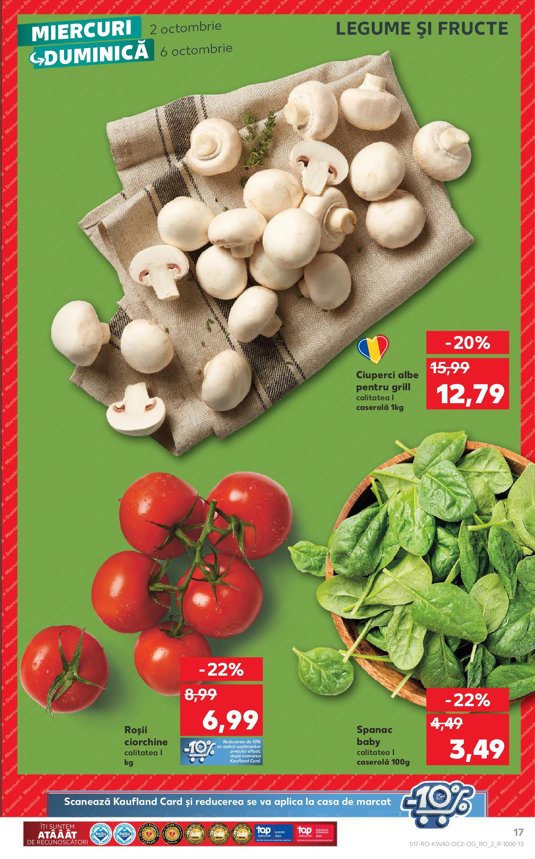 Catalog Kaufland 2 - 8 Octombrie 2024 | Pagina 17