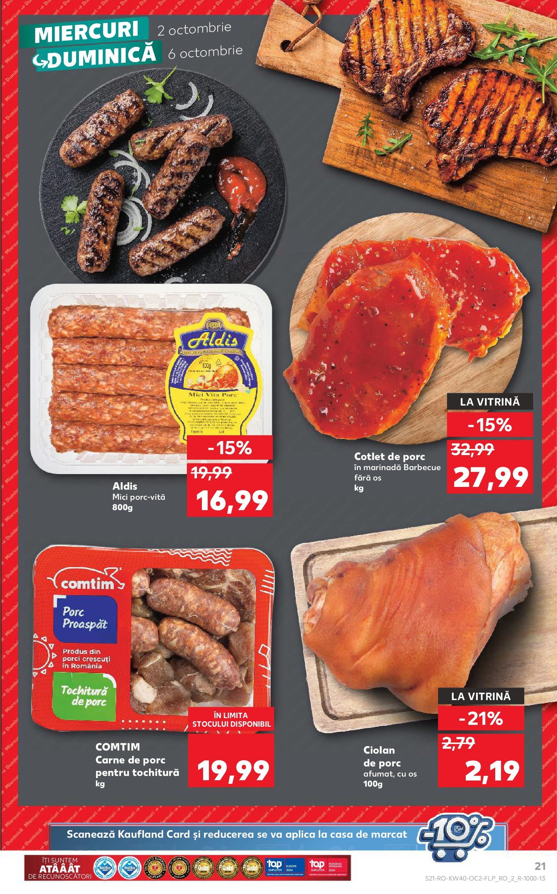 Catalog Kaufland 2 - 8 Octombrie 2024 | Pagina 21