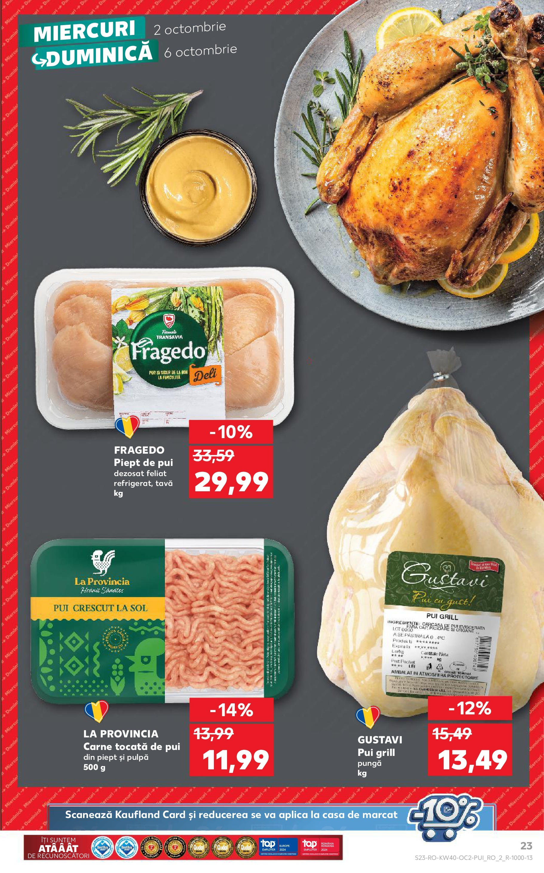 Catalog Kaufland 2 - 8 Octombrie 2024 | Pagina 23