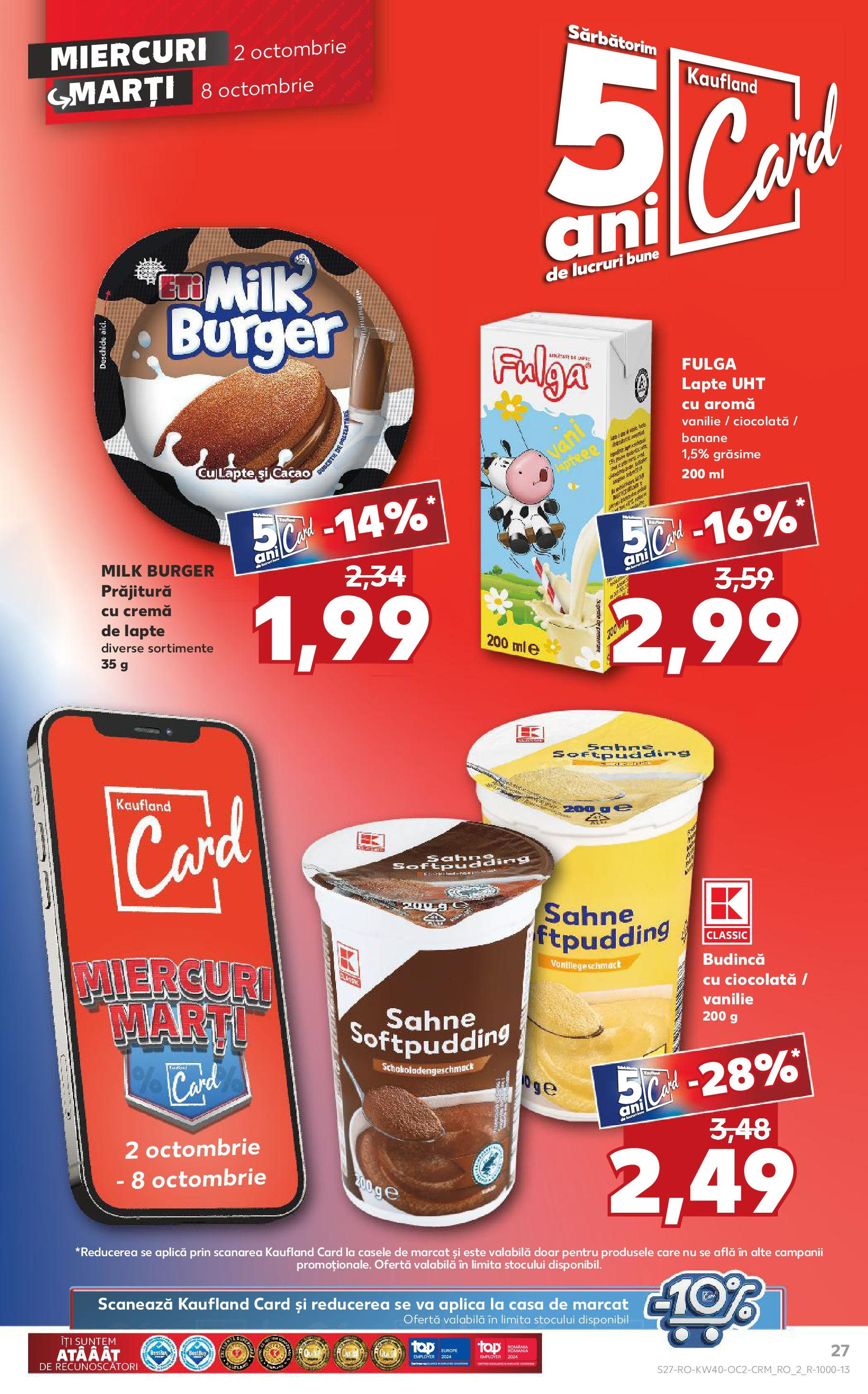 Catalog Kaufland 2 - 8 Octombrie 2024 | Pagina 27