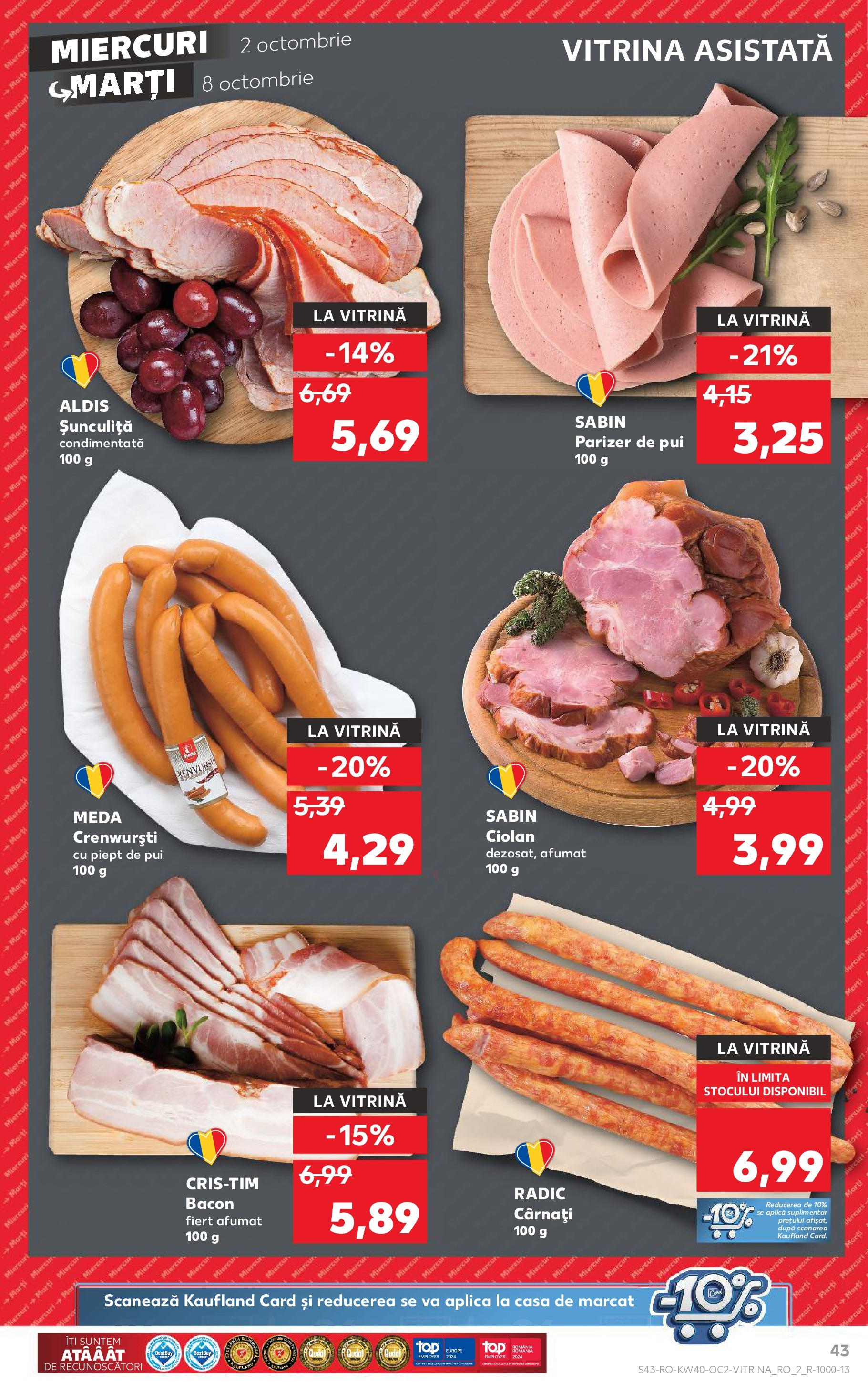 Catalog Kaufland 2 - 8 Octombrie 2024 | Pagina 43