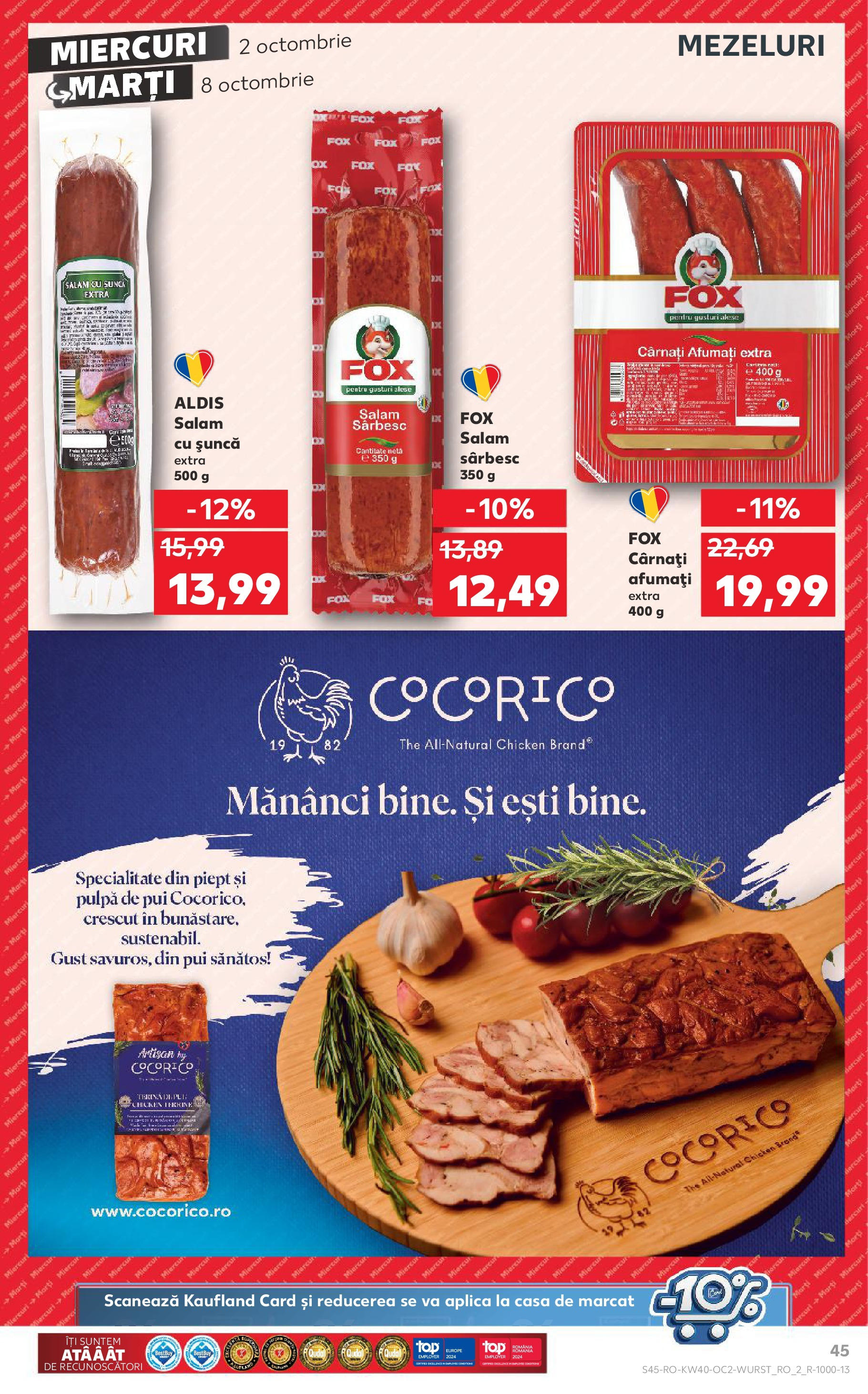 Catalog Kaufland 2 - 8 Octombrie 2024 | Pagina 45