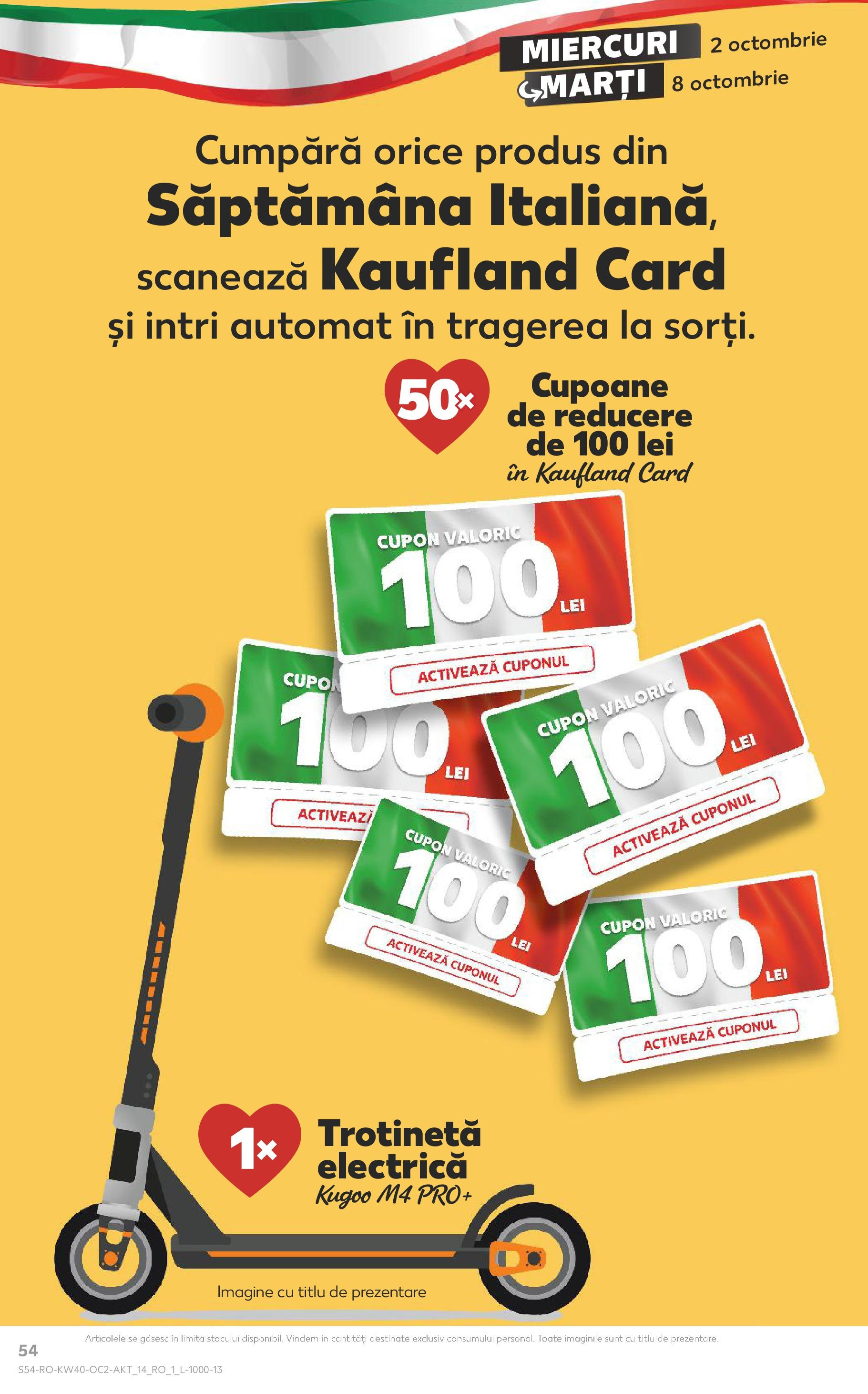 Catalog Kaufland 2 - 8 Octombrie 2024 | Pagina 54