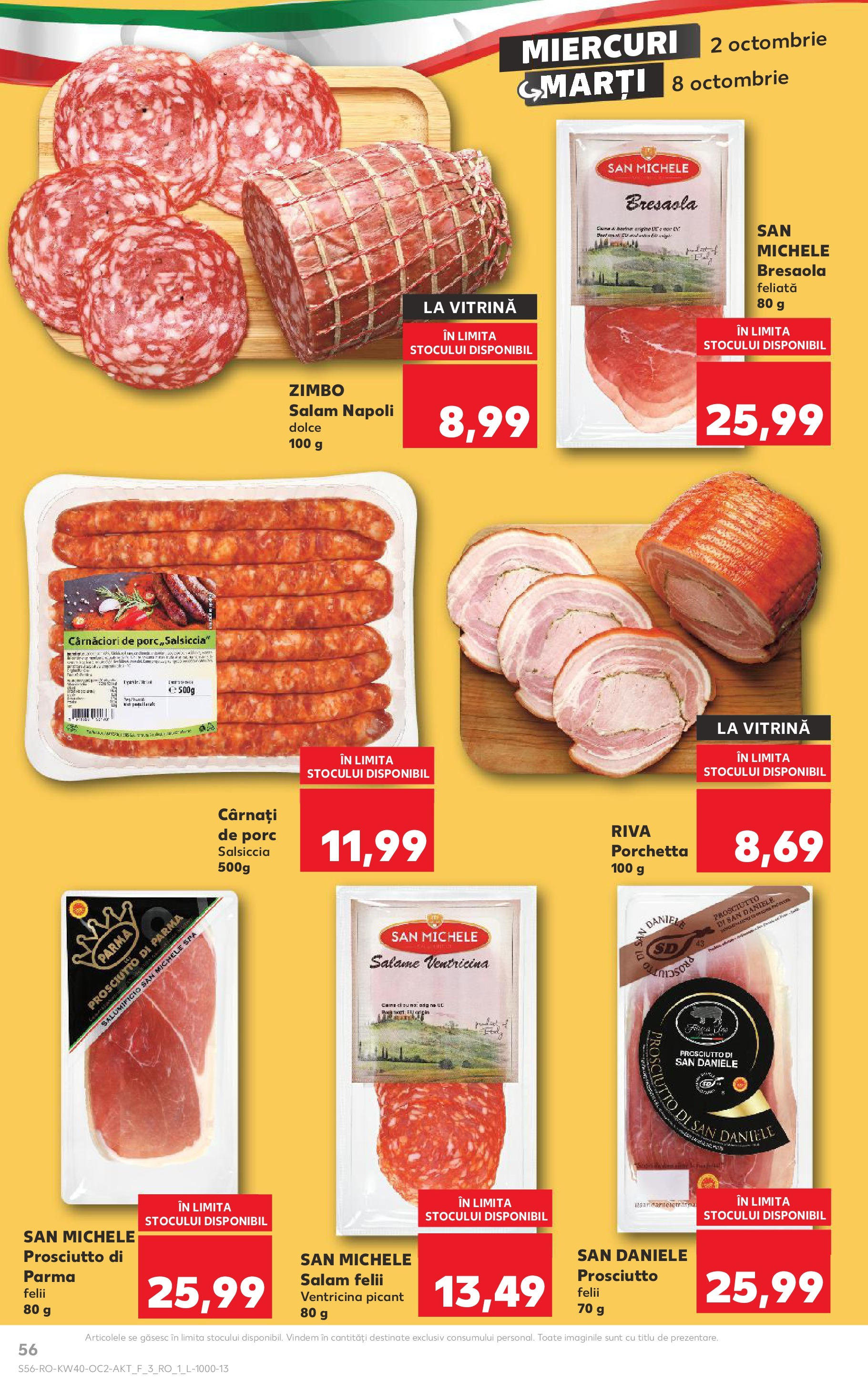 Catalog Kaufland 2 - 8 Octombrie 2024 | Pagina 56