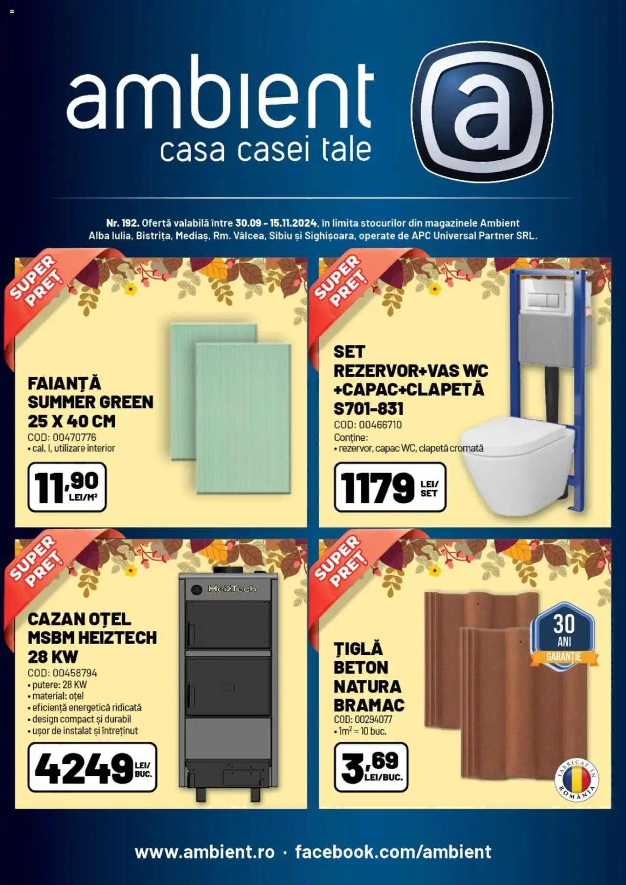 Catalog Ambient 30 Septembrie - 15 Noiembrie 2024 | Pagina 1