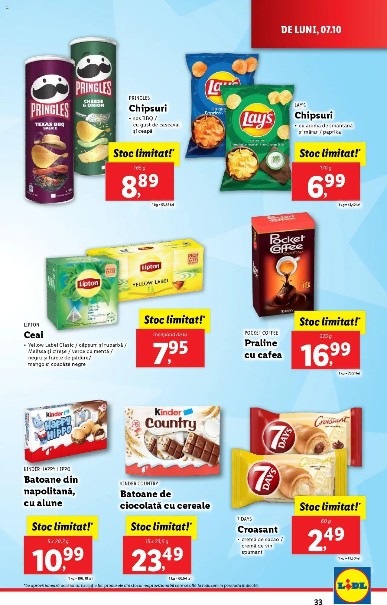 Catalog LIDL 7 - 13 Octombrie 2024 | Pagina 33