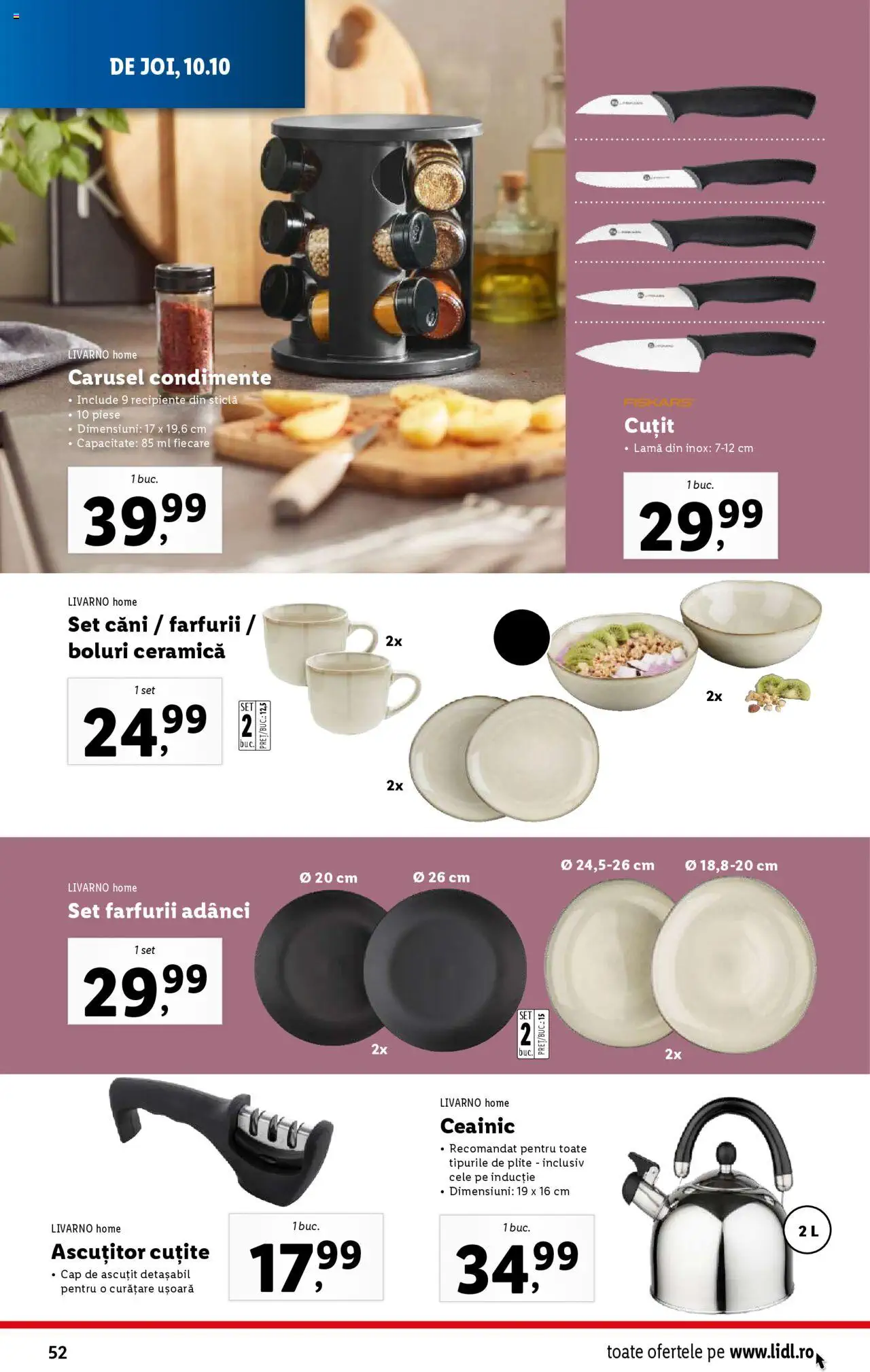 Catalog LIDL 7 - 13 Octombrie 2024 | Pagina 52