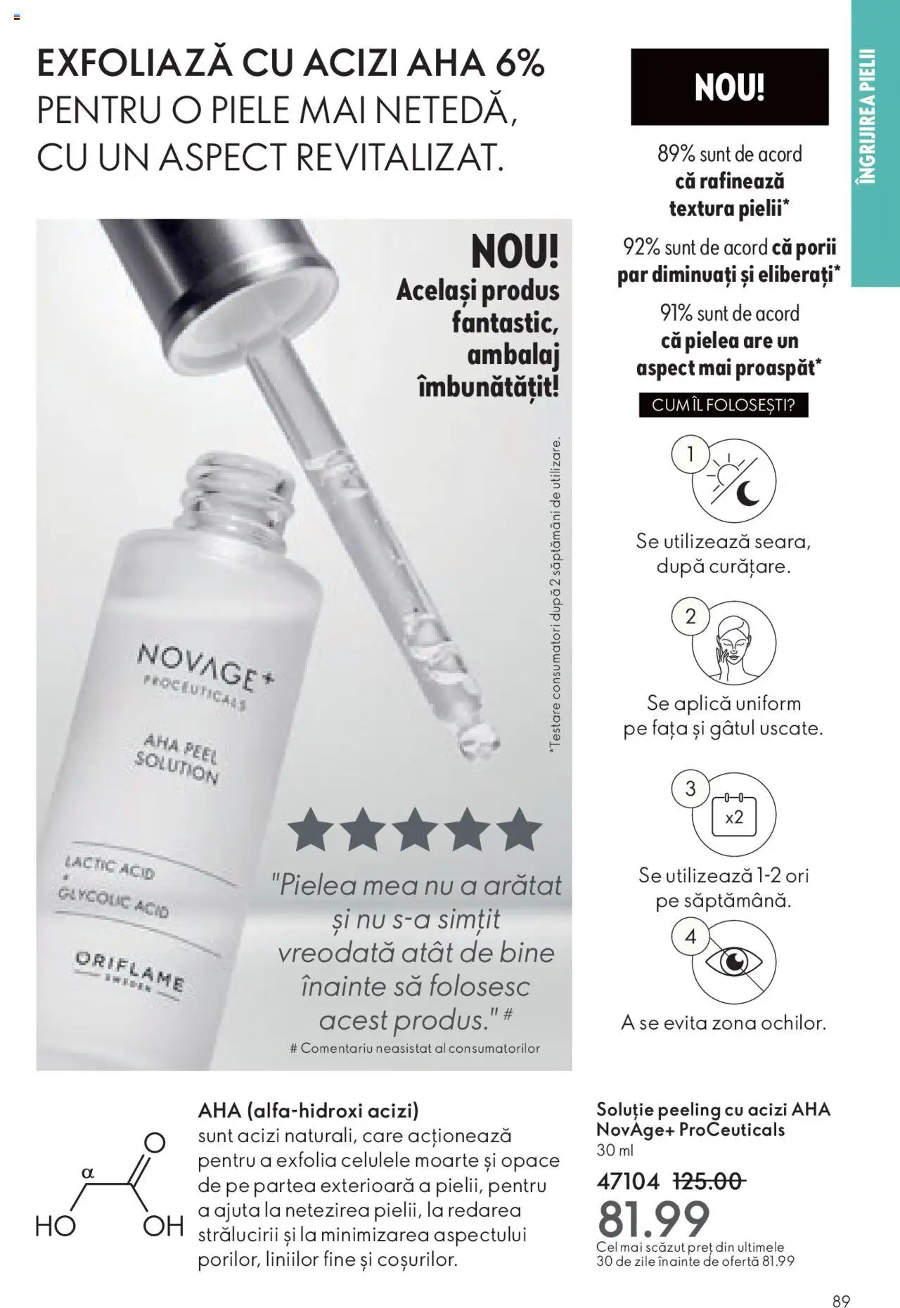 Catalog Oriflame 20 Octombrie - 9 Noiembrie 2024 | Pagina 89