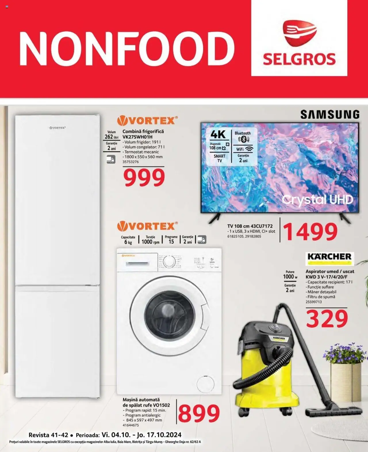 Catalog Selgros 4 - 17 Octombrie 2024 | Pagina 1