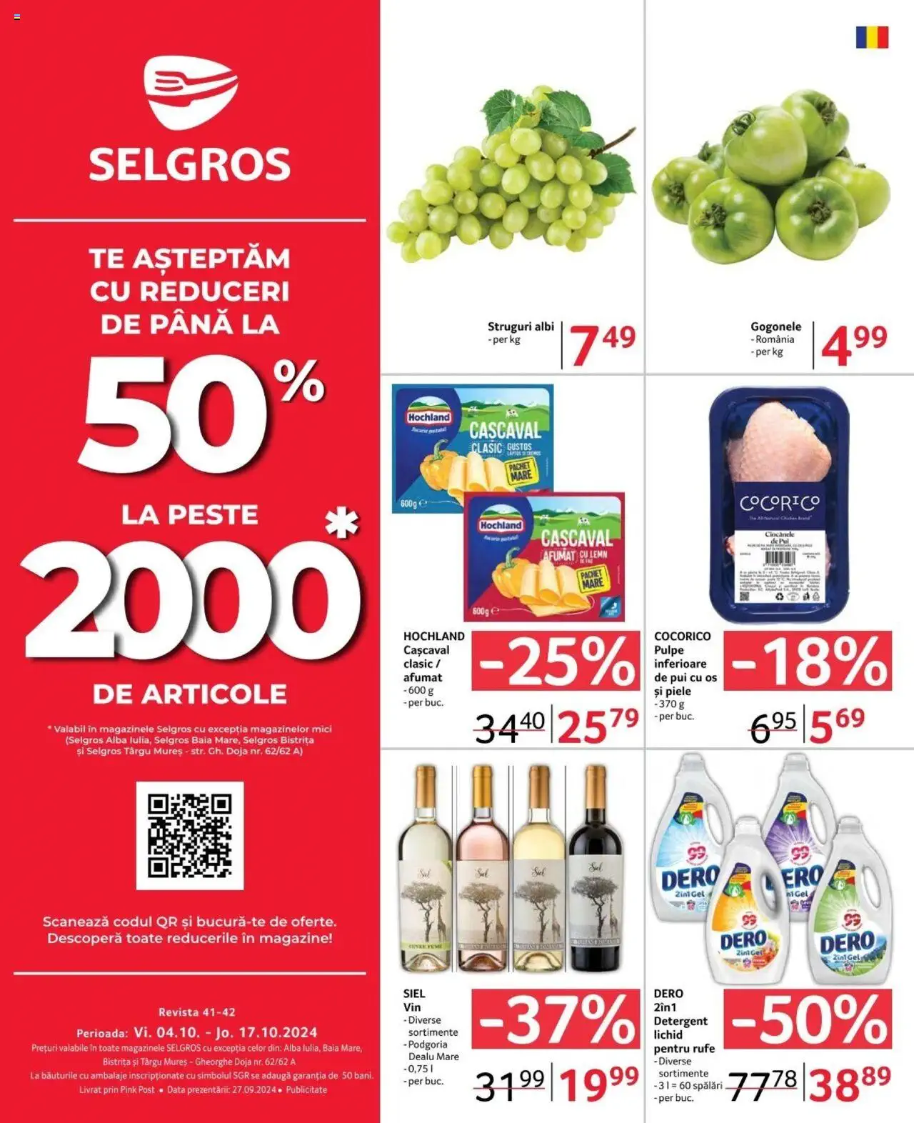 Catalog Selgros 4 - 17 Octombrie 2024 | Pagina 1
