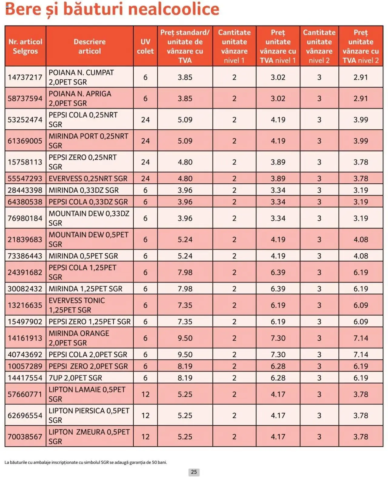 Catalog Selgros 1 - 31 Octombrie 2024 | Pagina 25