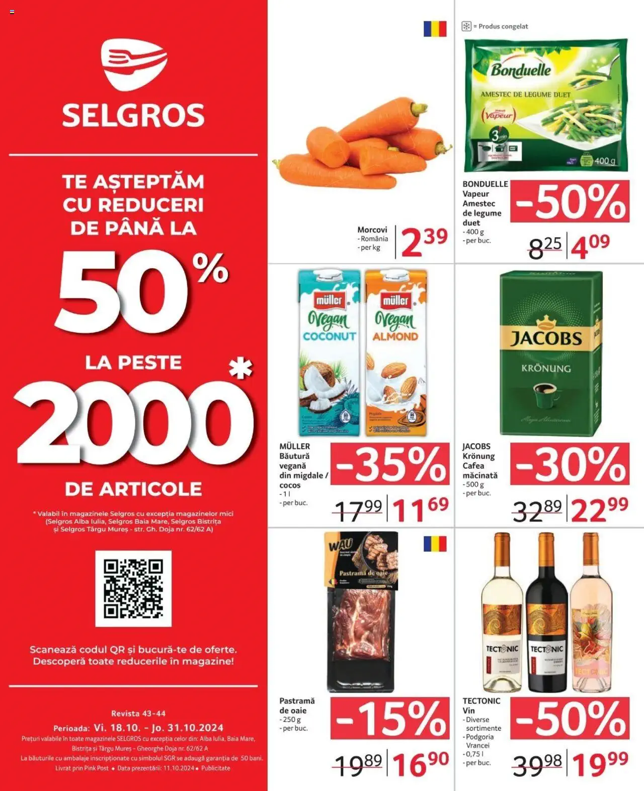Catalog Selgros 18 - 31 Octombrie 2024 | Pagina 1