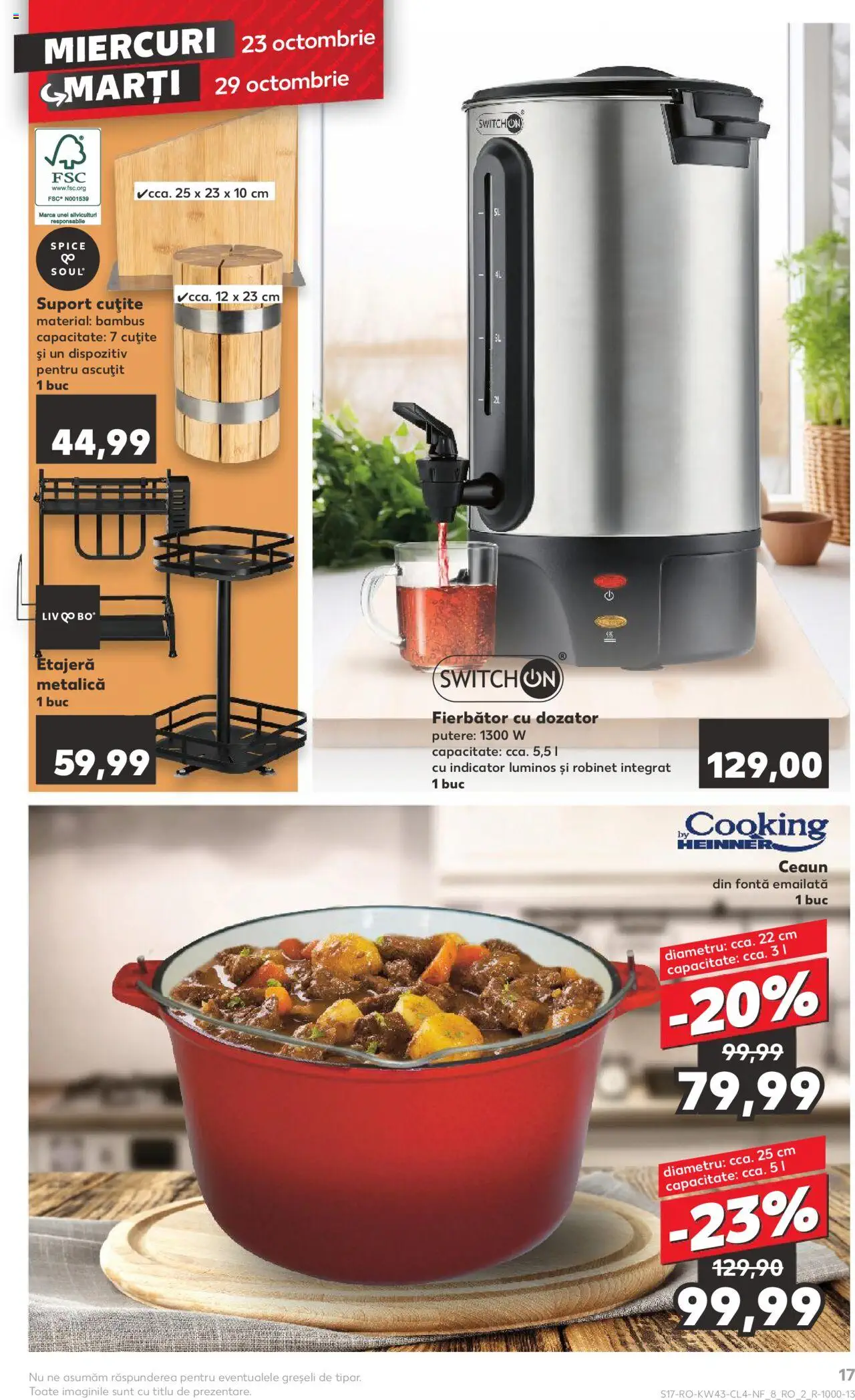 Catalog Kaufland 23 - 29 Octombrie 2024 | Pagina 17