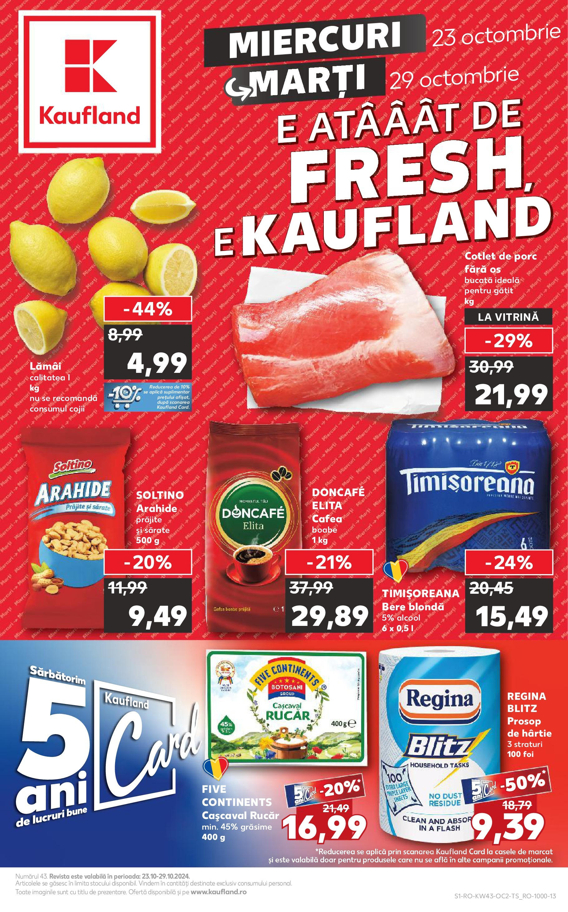 Catalog Kaufland 23 - 29 Octombrie 2024 | Pagina 1