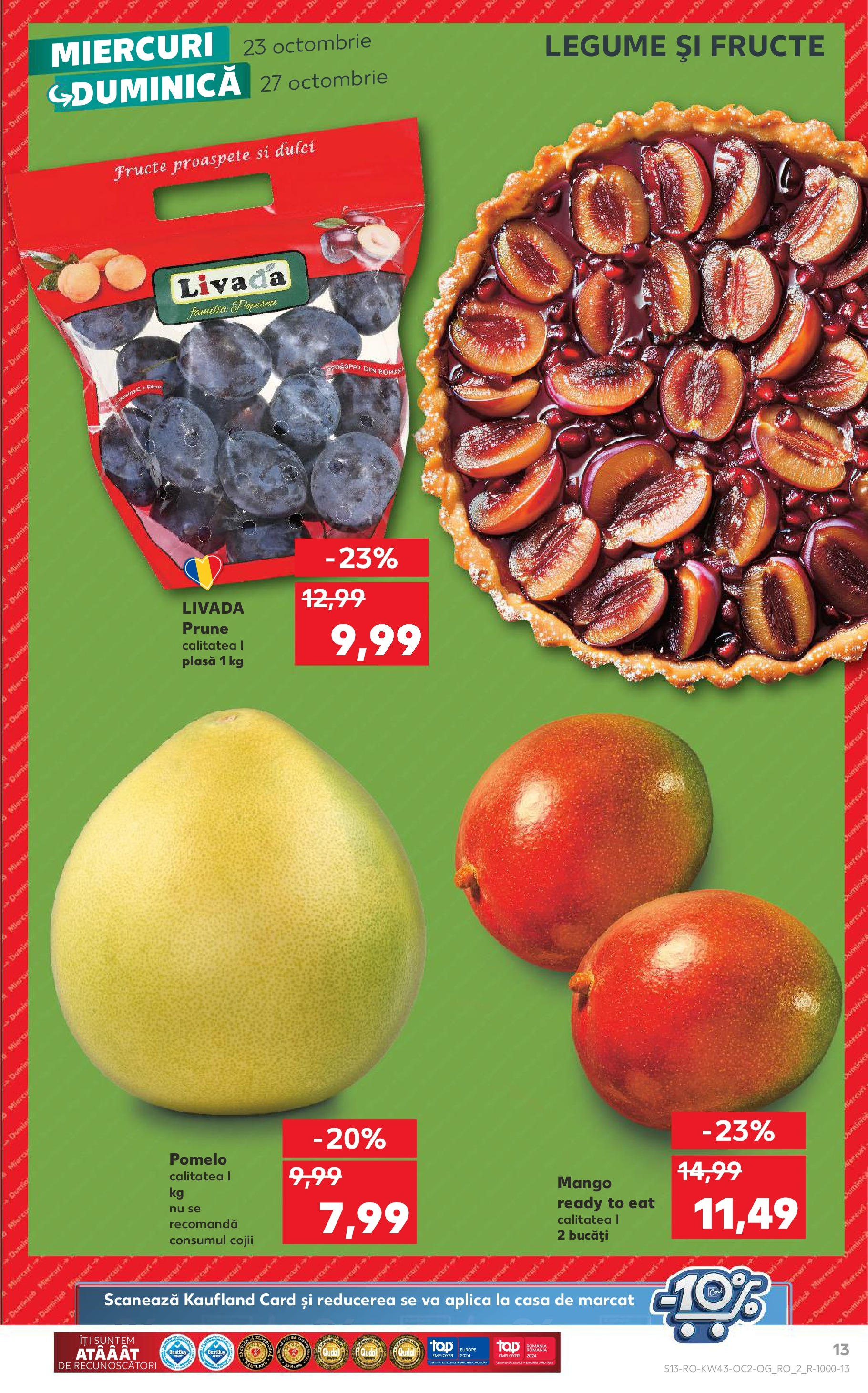 Catalog Kaufland 23 - 29 Octombrie 2024 | Pagina 13