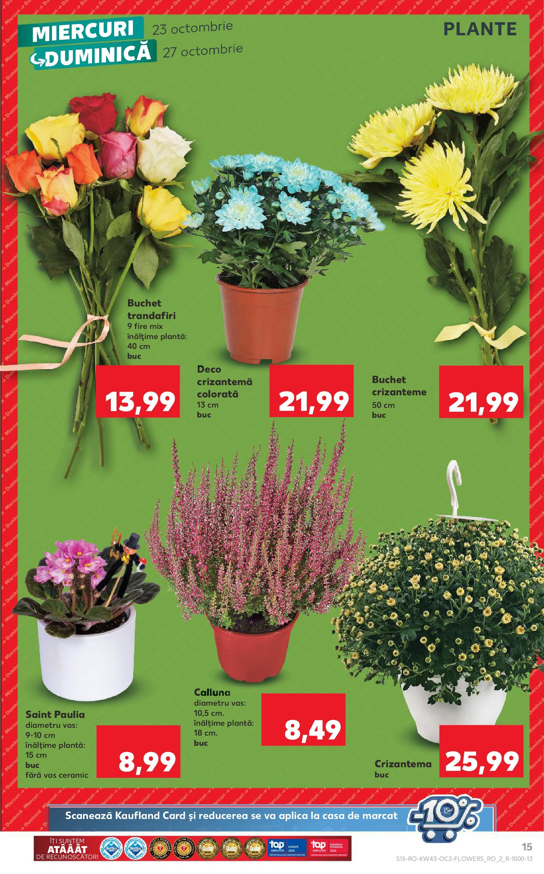 Catalog Kaufland 23 - 29 Octombrie 2024 | Pagina 15