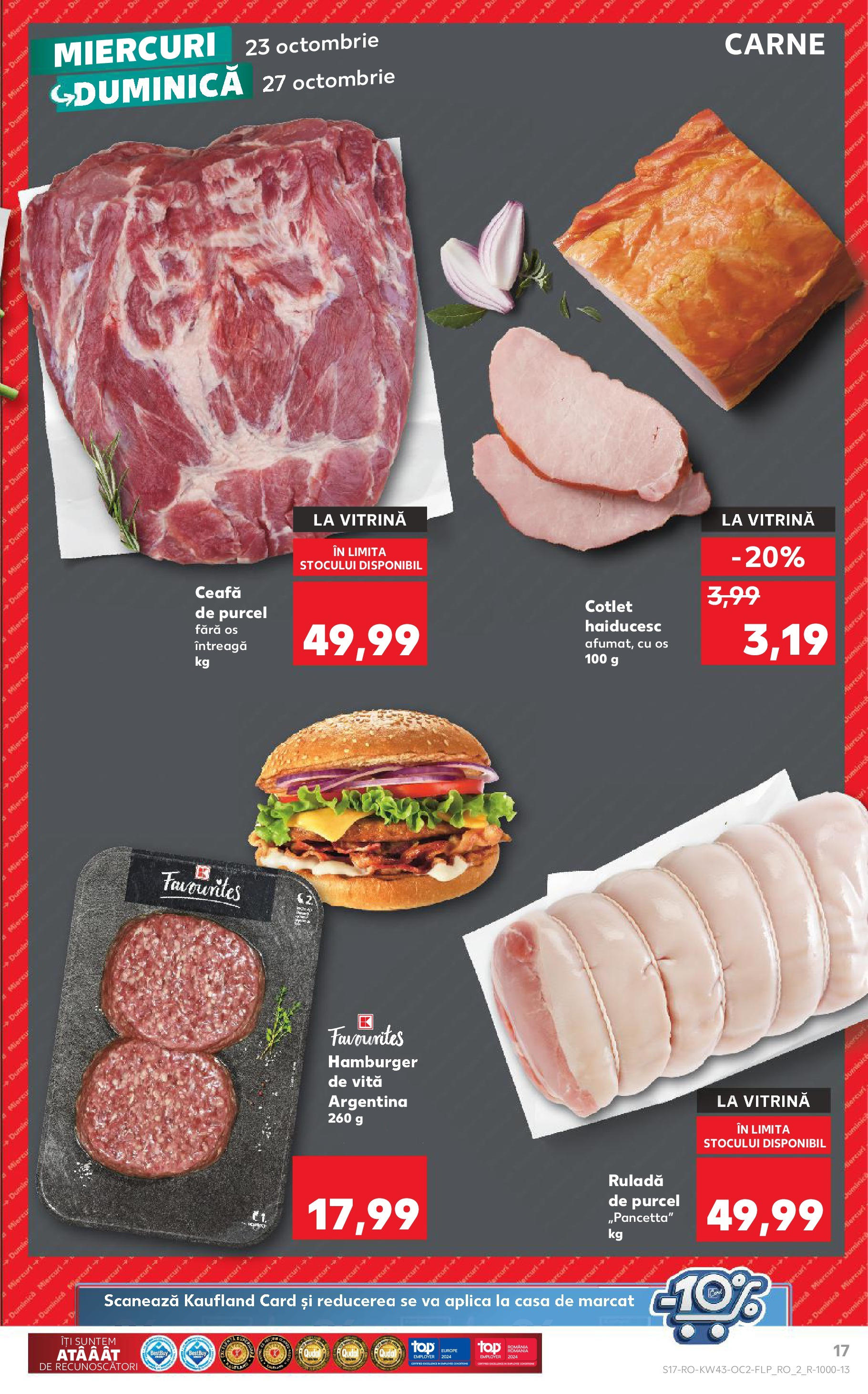 Catalog Kaufland 23 - 29 Octombrie 2024 | Pagina 17
