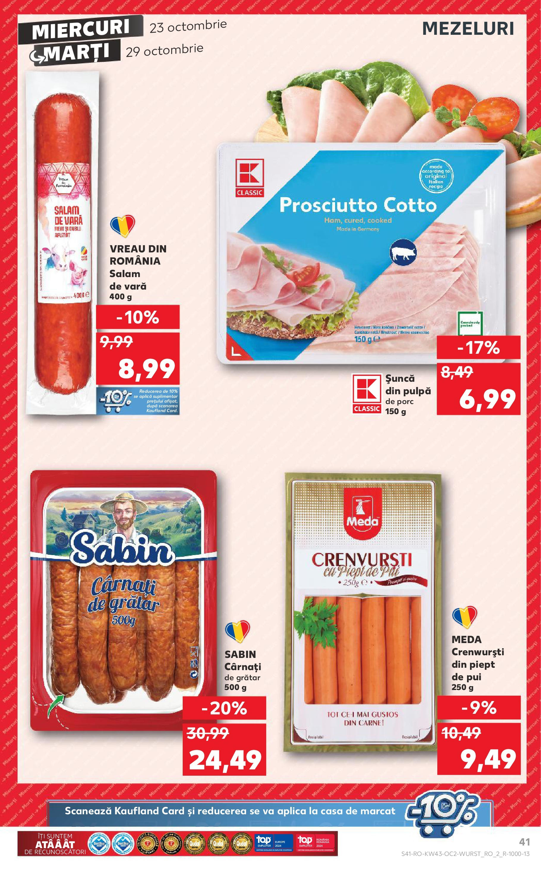 Catalog Kaufland 23 - 29 Octombrie 2024 | Pagina 41