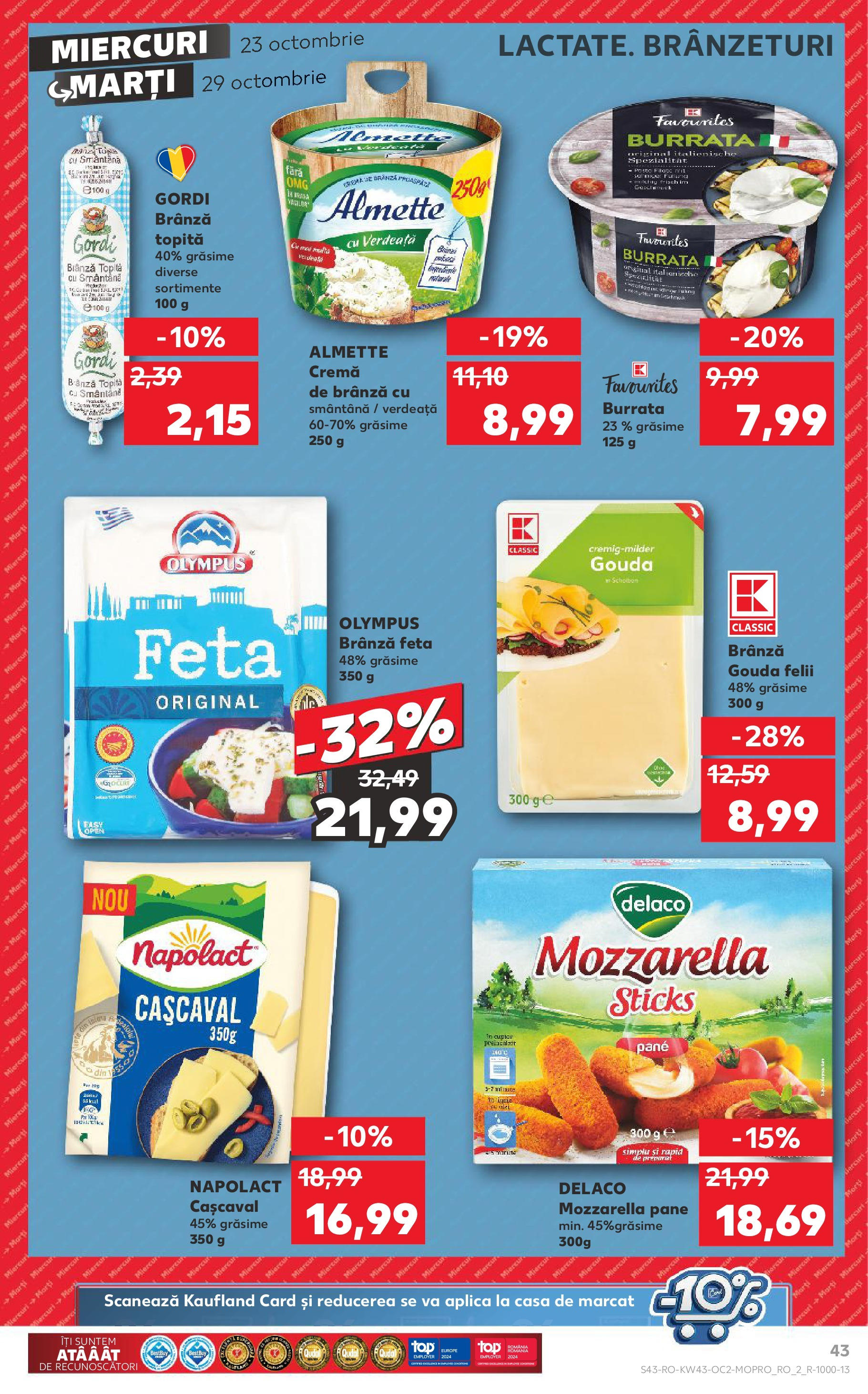 Catalog Kaufland 23 - 29 Octombrie 2024 | Pagina 43