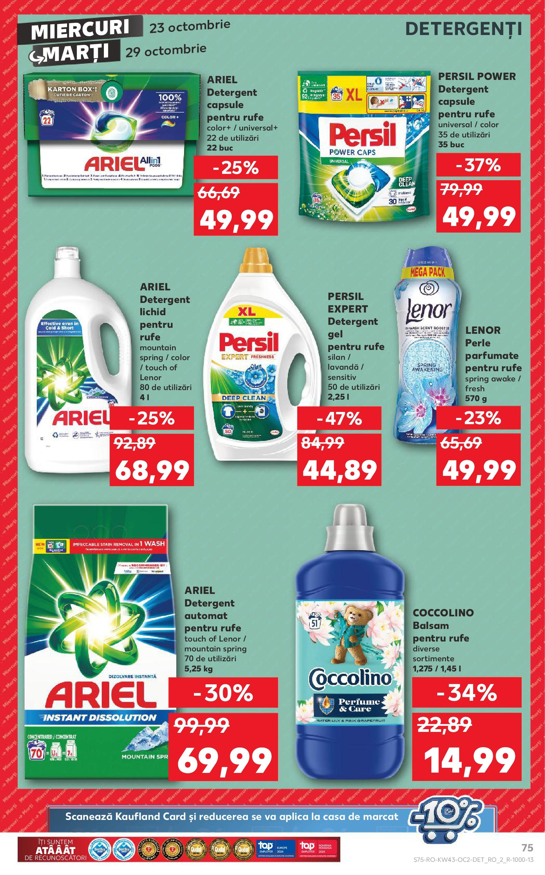 Catalog Kaufland 23 - 29 Octombrie 2024 | Pagina 75