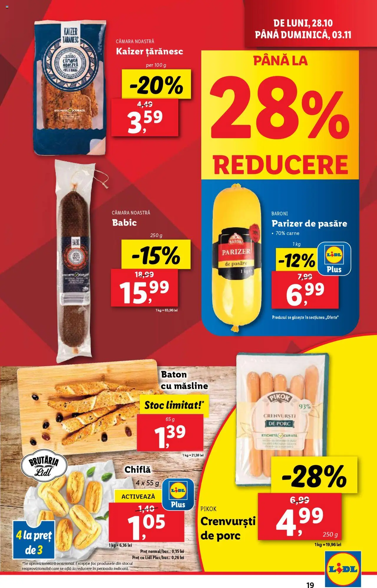 Catalog LIDL 28 Octombrie - 3 Noiembrie 2024 | Pagina 19