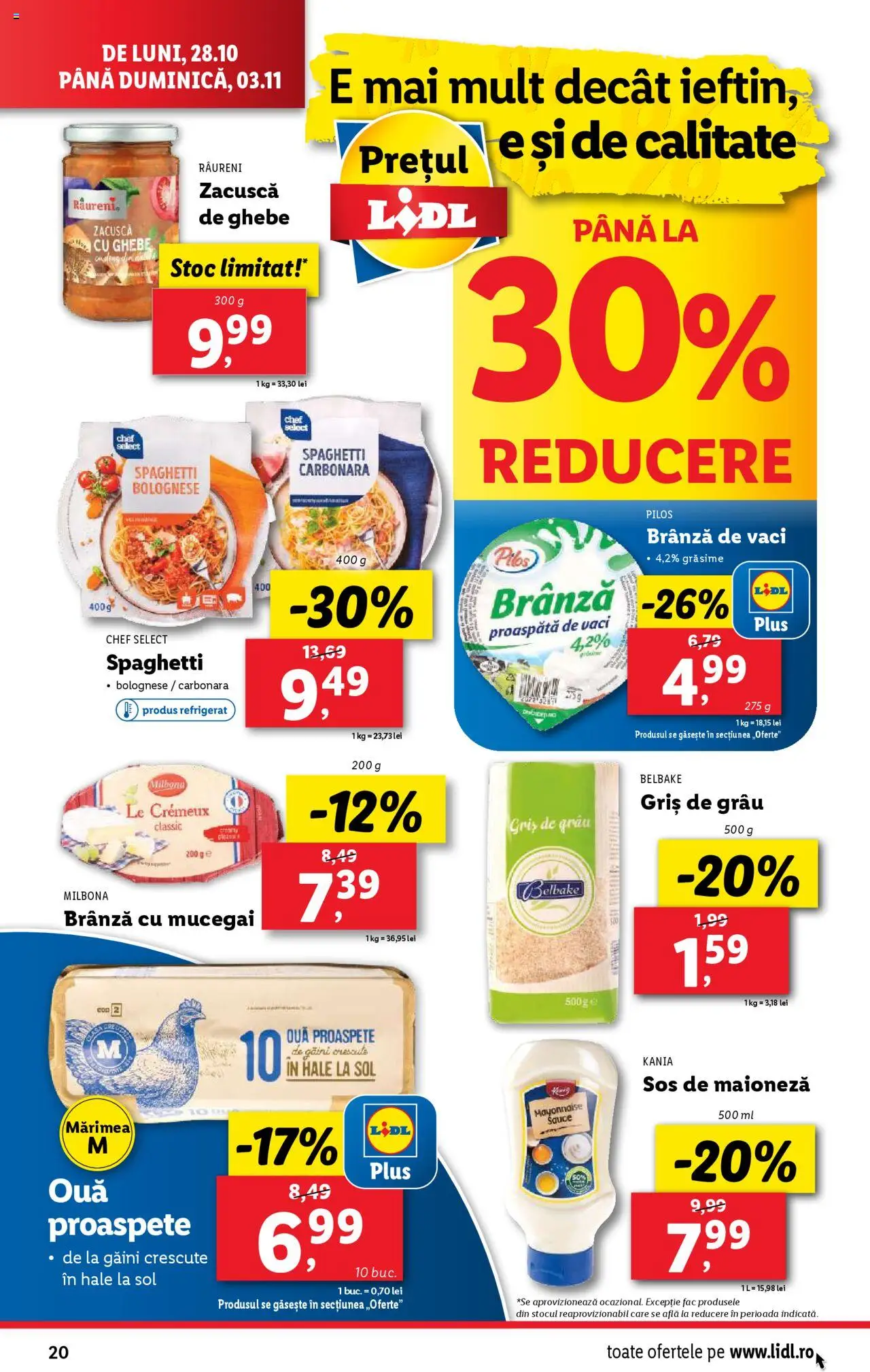 Catalog LIDL 28 Octombrie - 3 Noiembrie 2024 | Pagina 20
