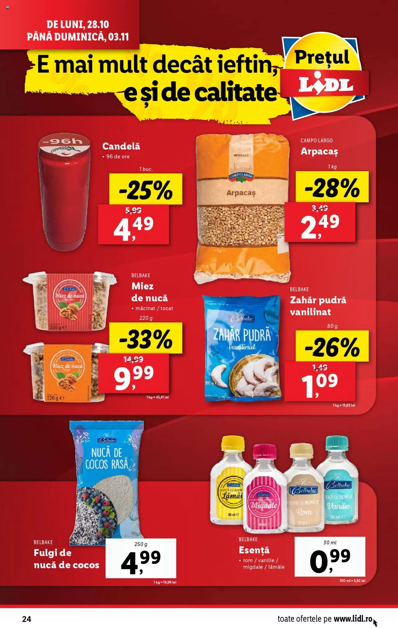 Catalog LIDL 28 Octombrie - 3 Noiembrie 2024 | Pagina 24
