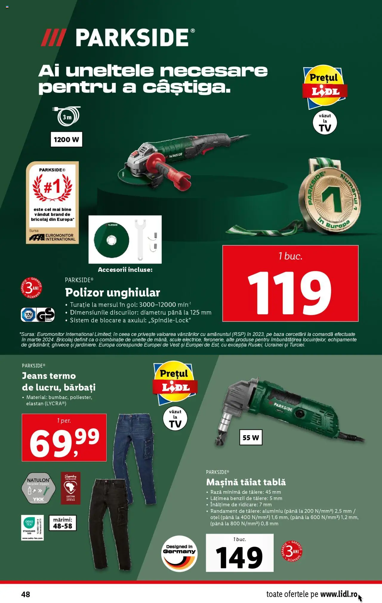 Catalog LIDL 28 Octombrie - 3 Noiembrie 2024 | Pagina 48