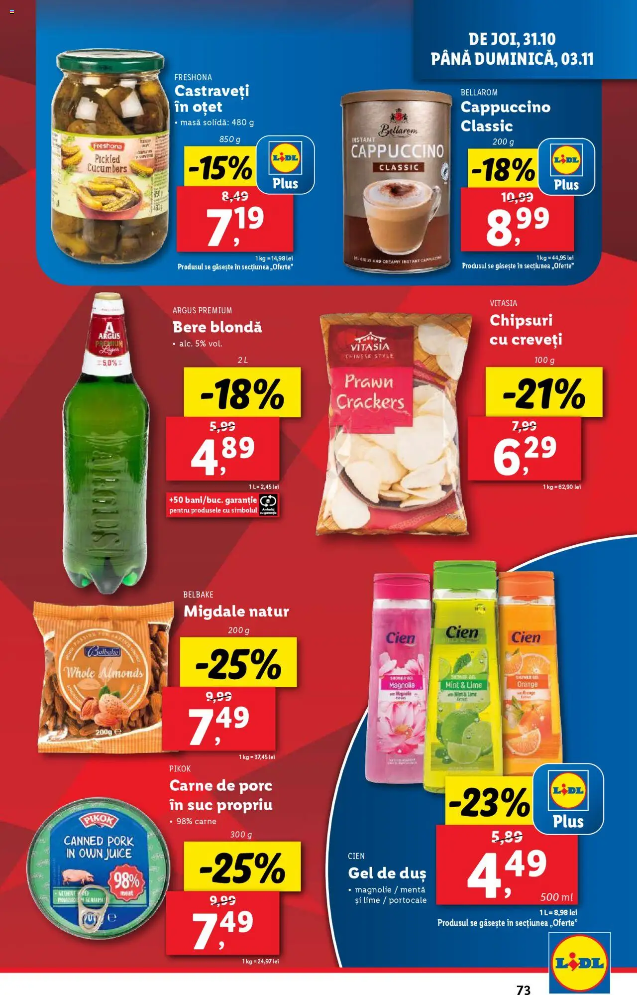 Catalog LIDL 28 Octombrie - 3 Noiembrie 2024 | Pagina 73