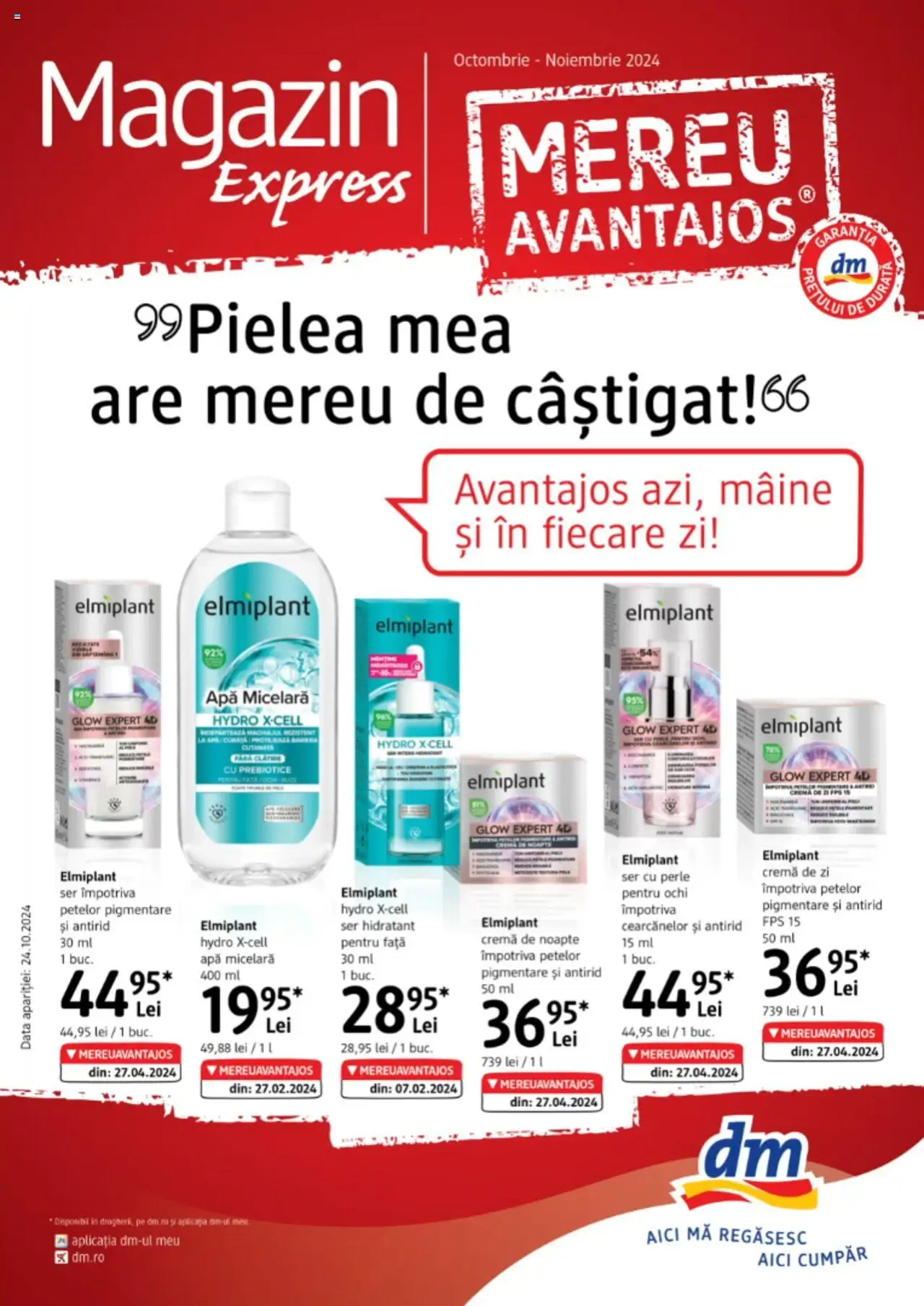 Catalog DM Drogerie Markt 24 Octombrie - 19 Noiembrie 2024 | Pagina 1