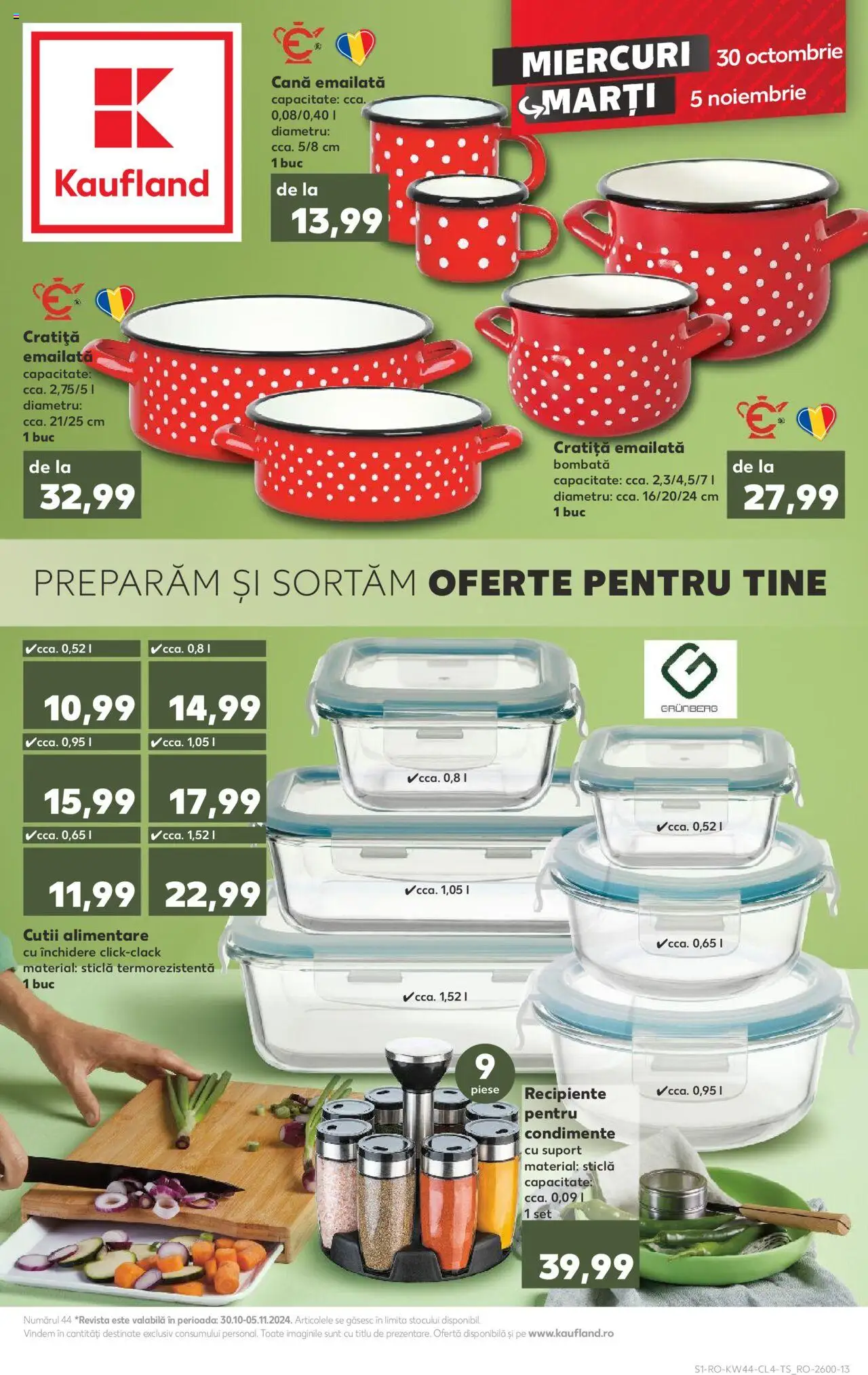 Catalog Kaufland 30 Octombrie - 5 Noiembrie 2024 | Pagina 1