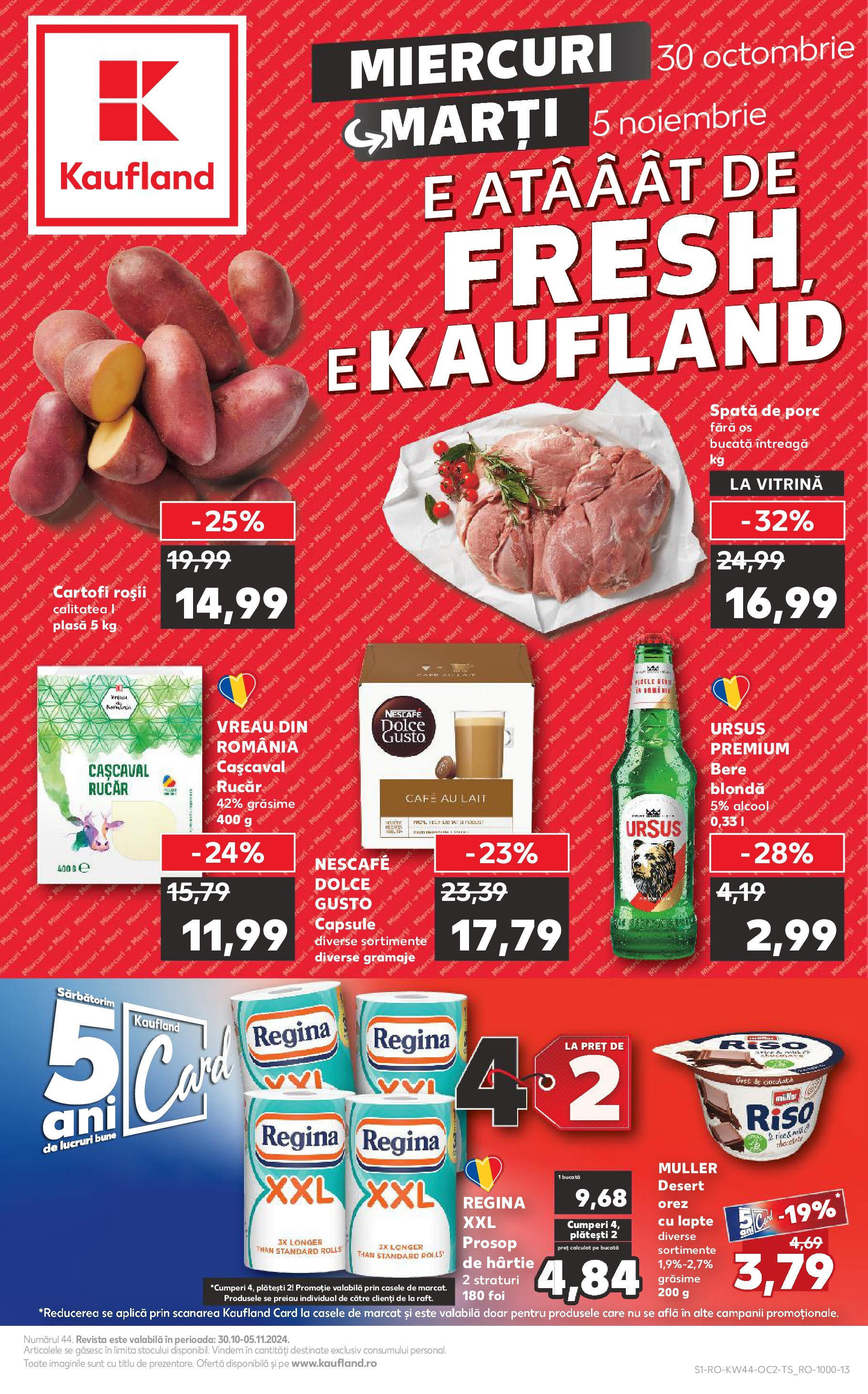 Catalog Kaufland 30 Octombrie - 5 Noiembrie 2024 | Pagina 1