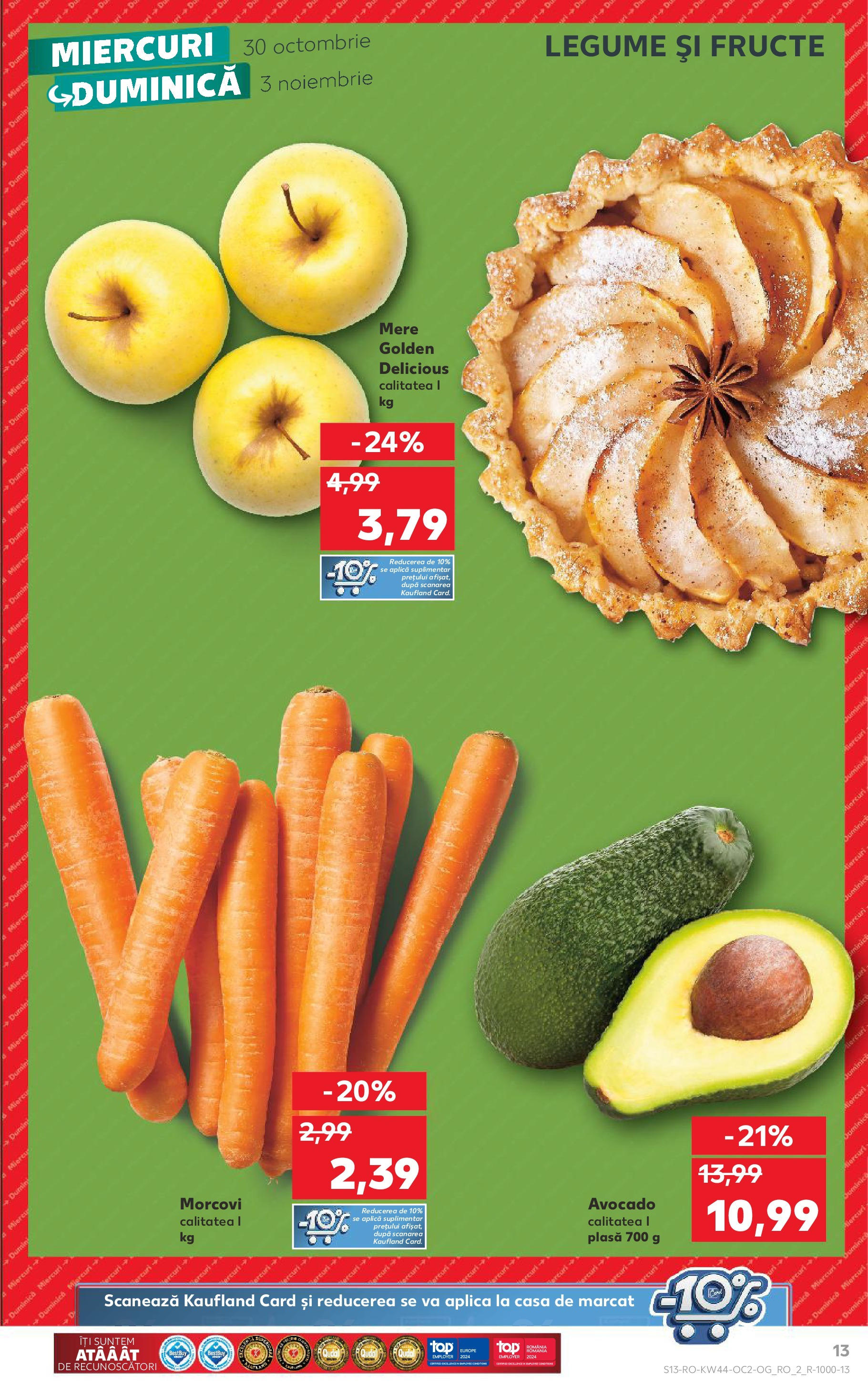 Catalog Kaufland 30 Octombrie - 5 Noiembrie 2024 | Pagina 13