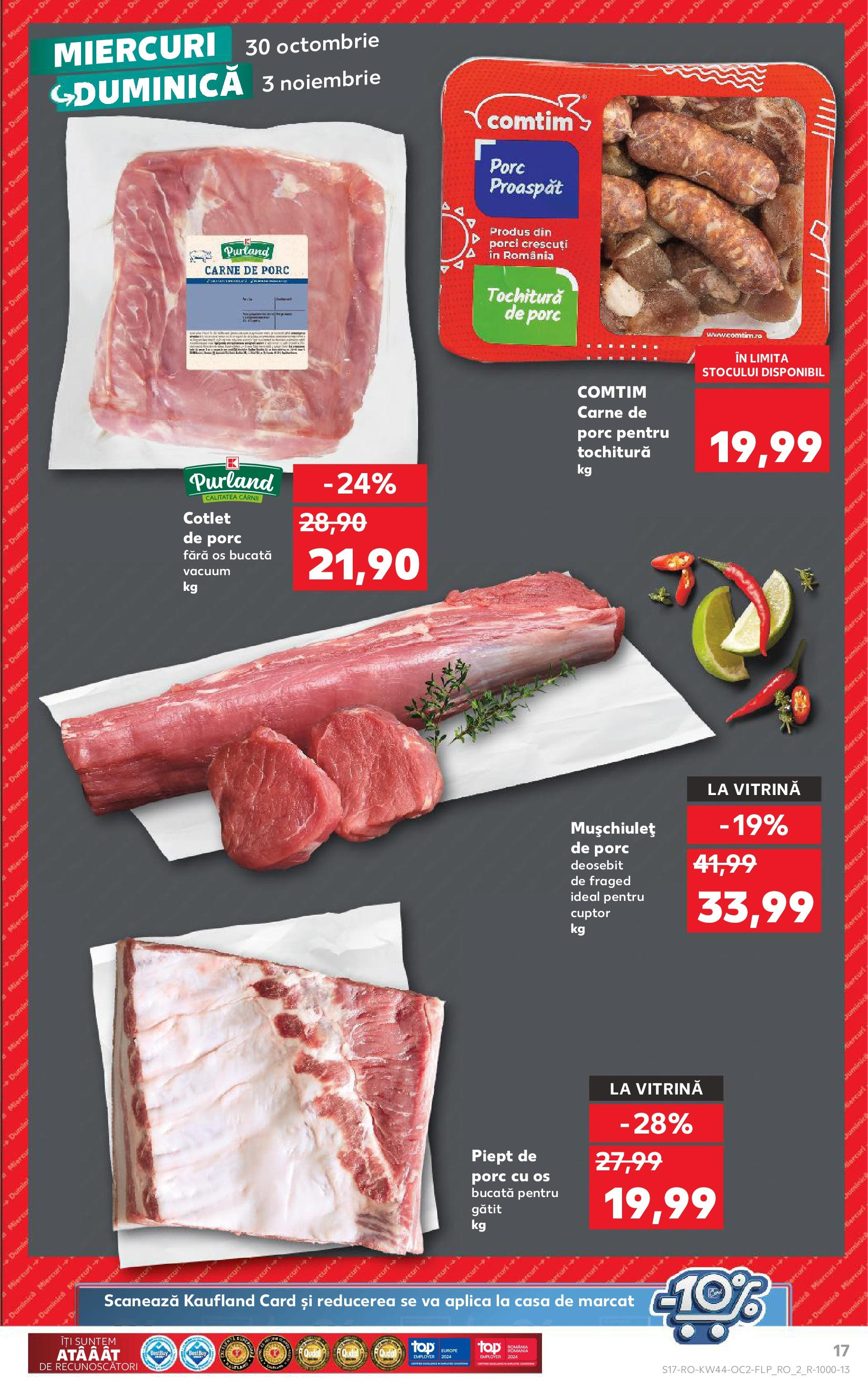 Catalog Kaufland 30 Octombrie - 5 Noiembrie 2024 | Pagina 17