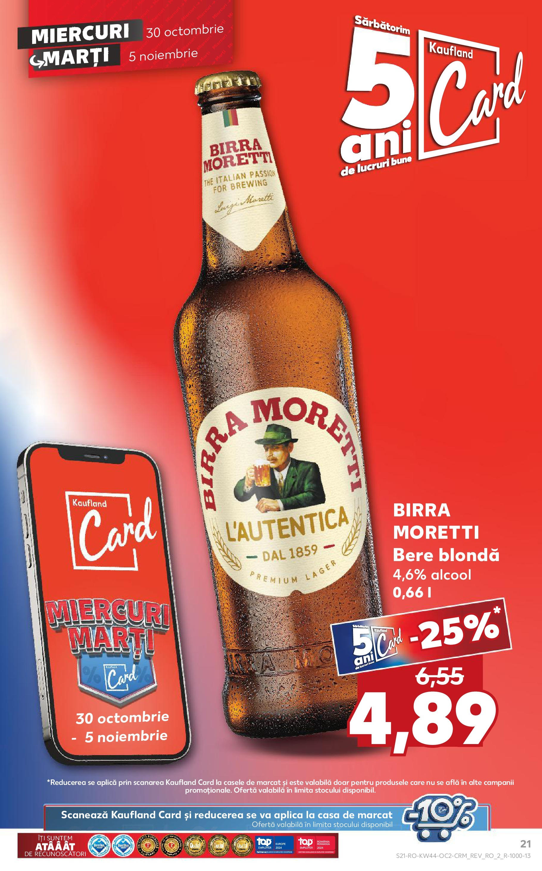 Catalog Kaufland 30 Octombrie - 5 Noiembrie 2024 | Pagina 21