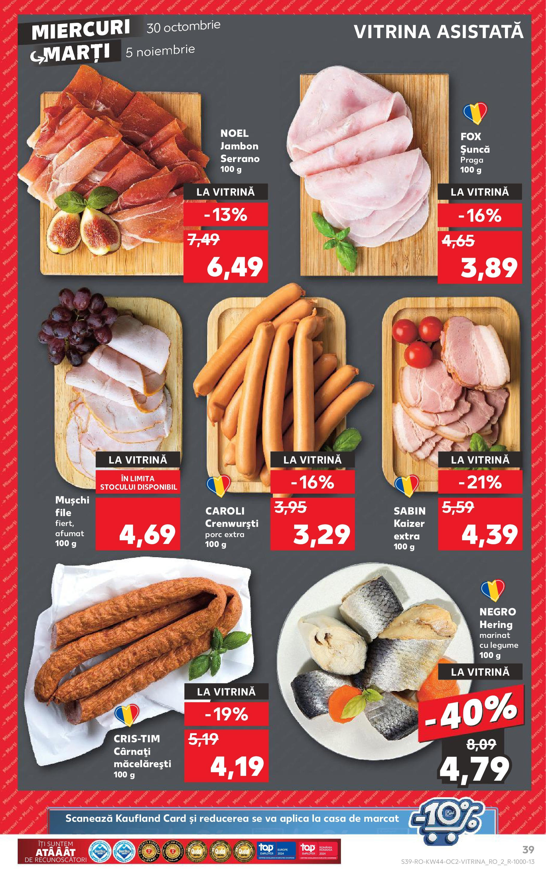 Catalog Kaufland 30 Octombrie - 5 Noiembrie 2024 | Pagina 39