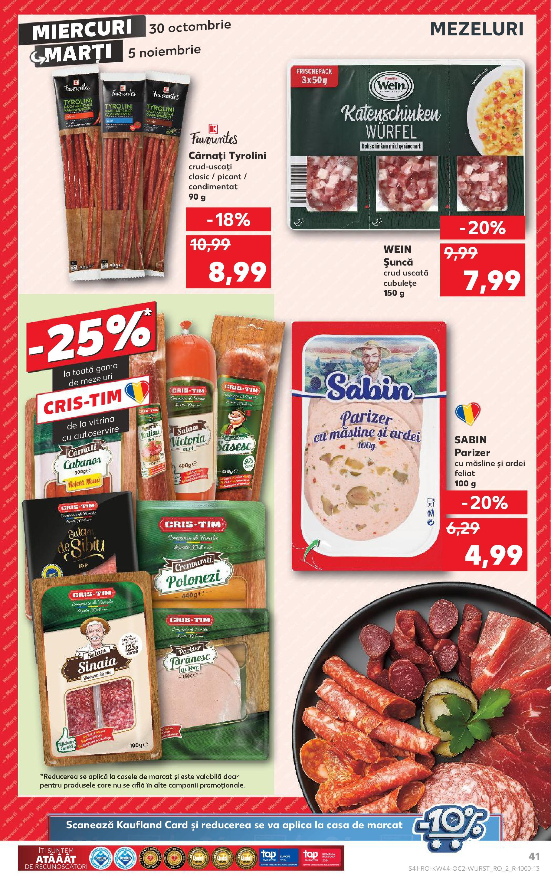 Catalog Kaufland 30 Octombrie - 5 Noiembrie 2024 | Pagina 41