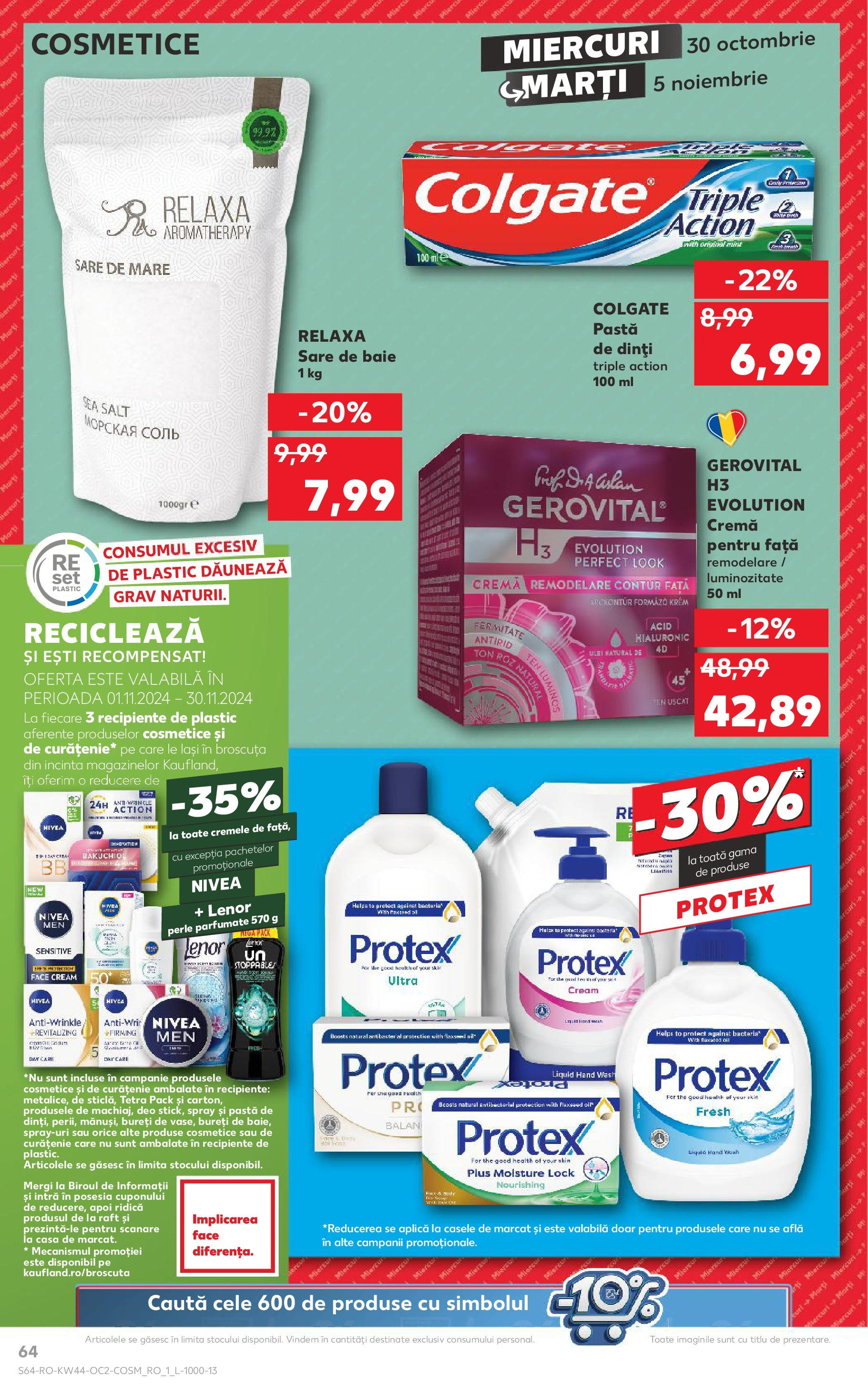 Catalog Kaufland 30 Octombrie - 5 Noiembrie 2024 | Pagina 64