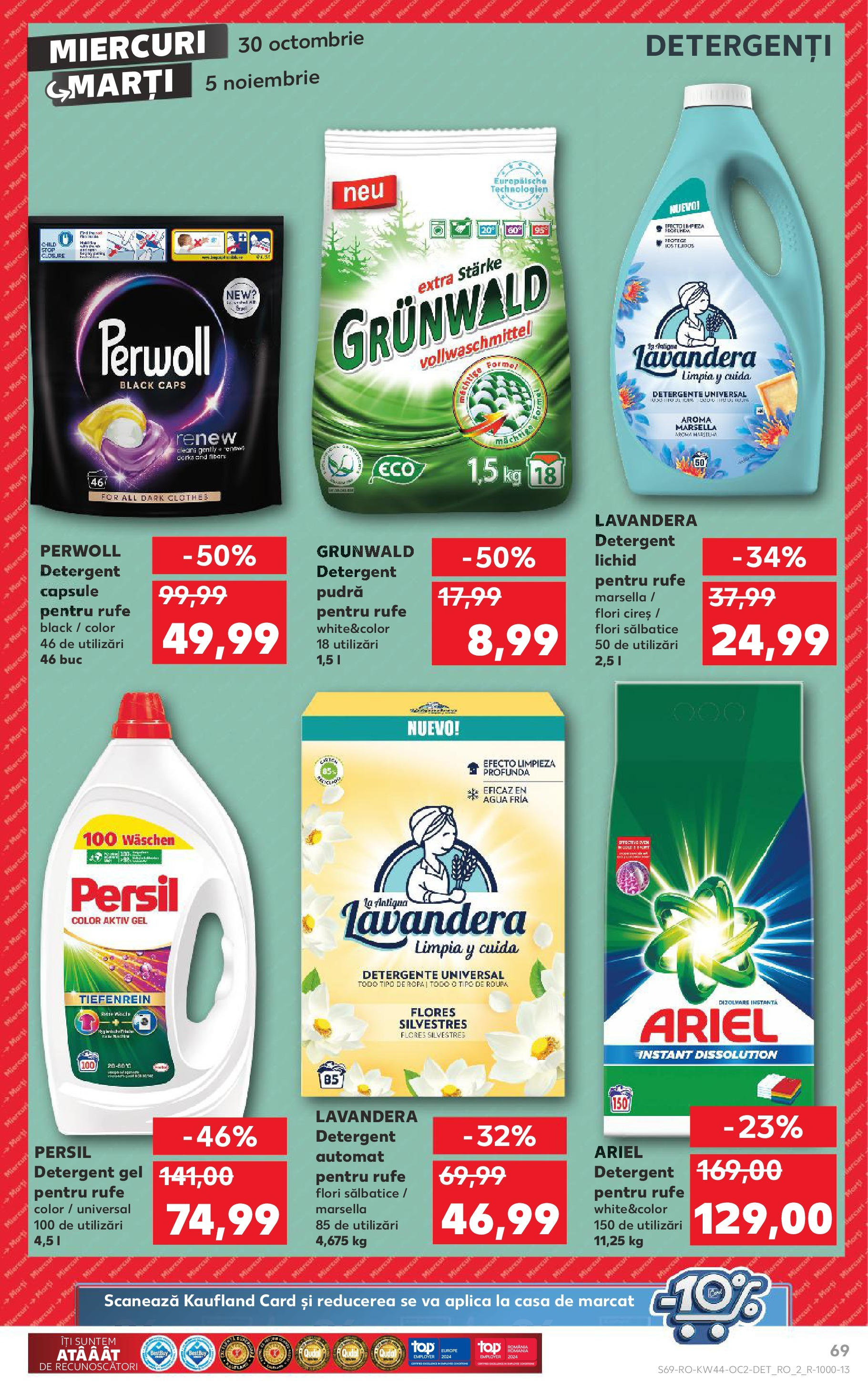 Catalog Kaufland 30 Octombrie - 5 Noiembrie 2024 | Pagina 69