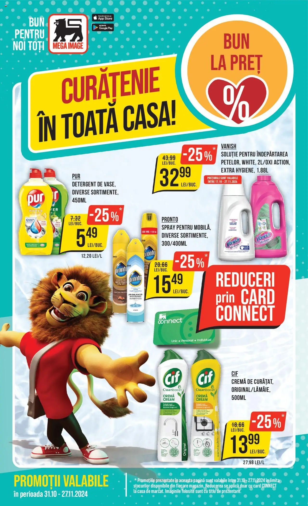 Catalog Mega Image 31 Octombrie - 27 Noiembrie 2024 | Pagina 1