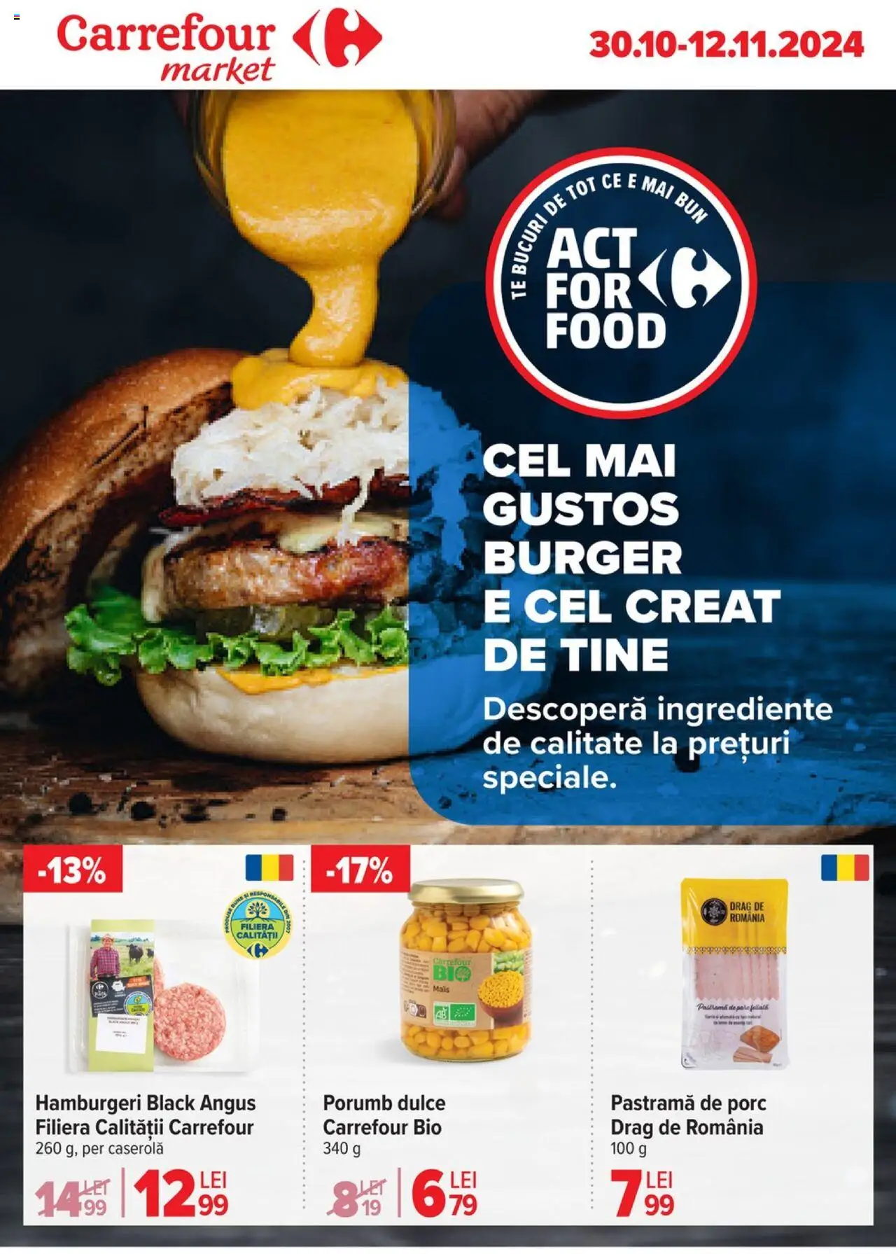 Catalog Carrefour 30 Octombrie - 12 Noiembrie 2024 | Pagina 1