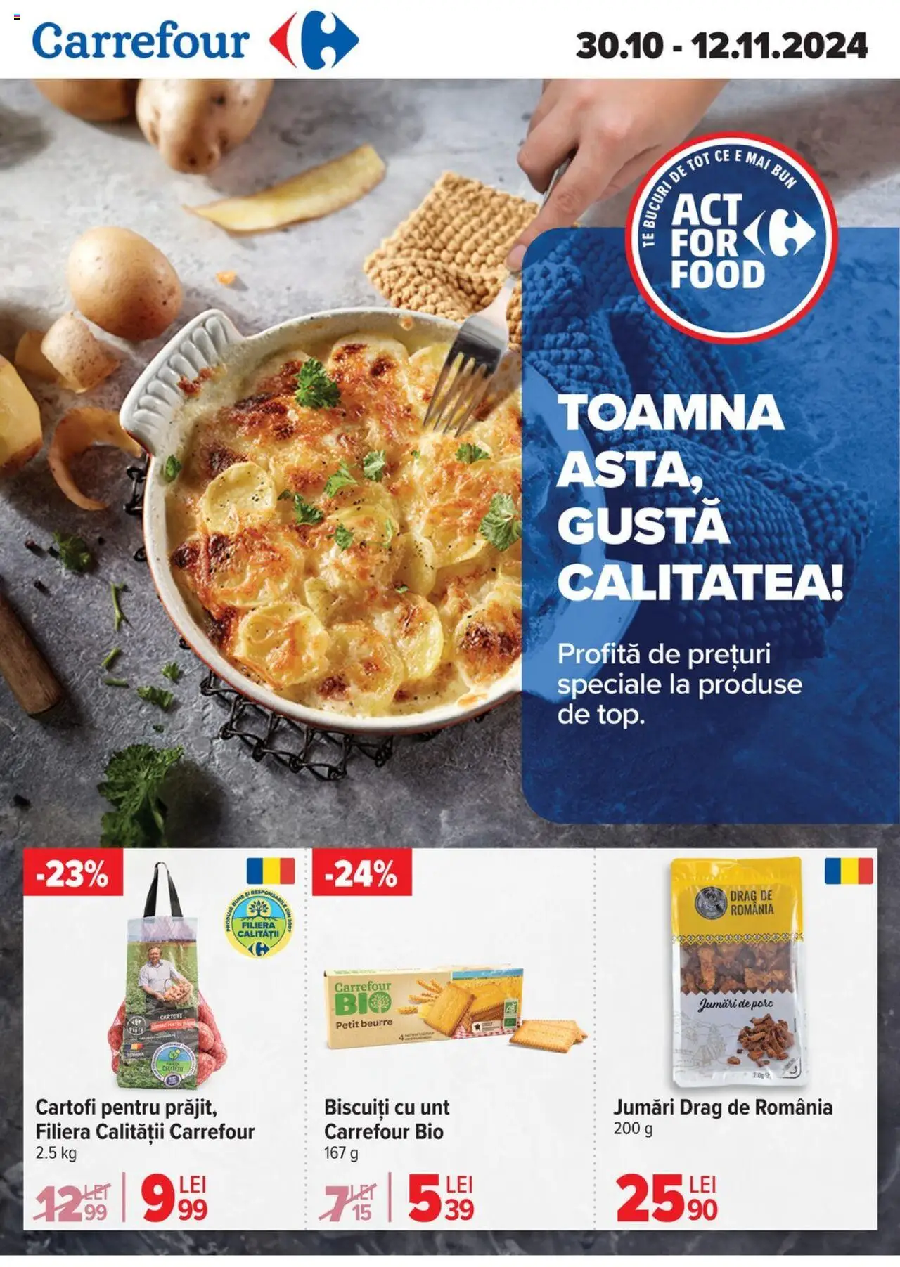 Catalog Carrefour 30 Octombrie - 12 Noiembrie 2024 | Pagina 1
